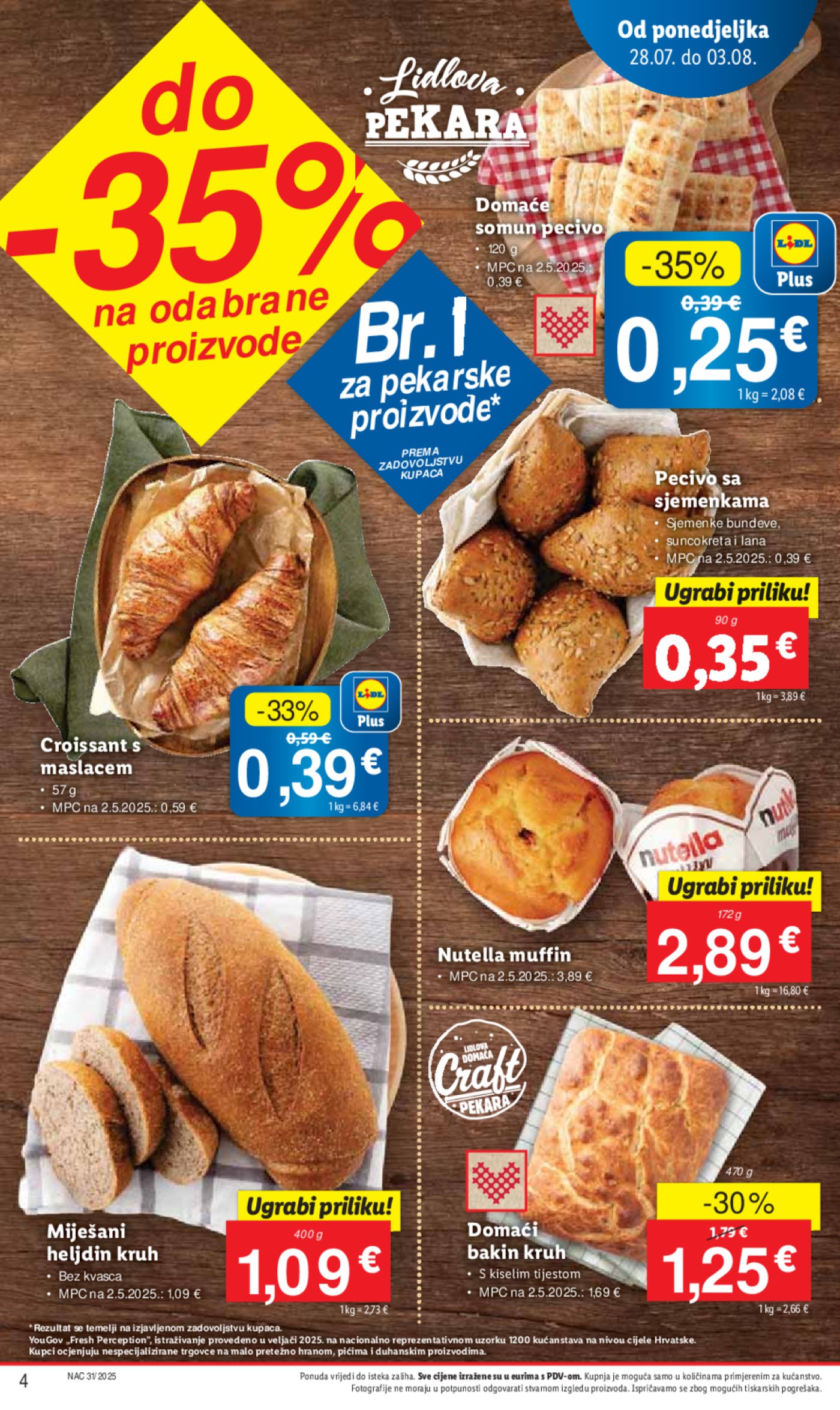 Lidl katalog Super ponuda od ponedjeljka 28.07. - 03.08.2025.
