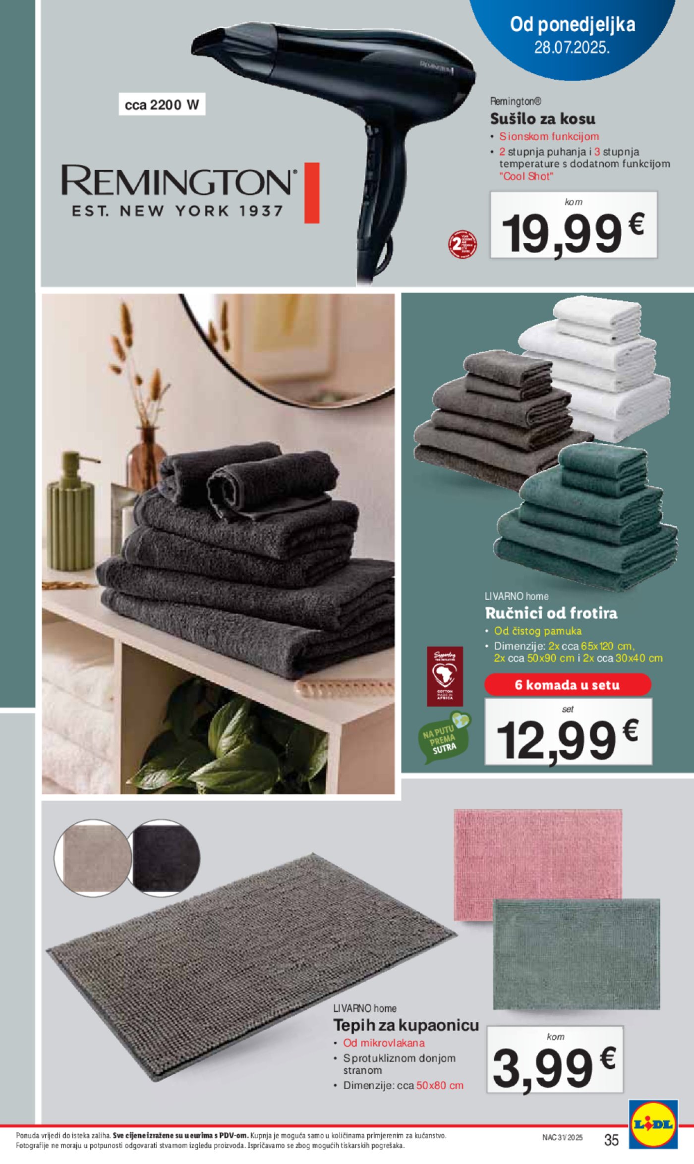 Lidl katalog Super ponuda od ponedjeljka 28.07. - 03.08.2025.