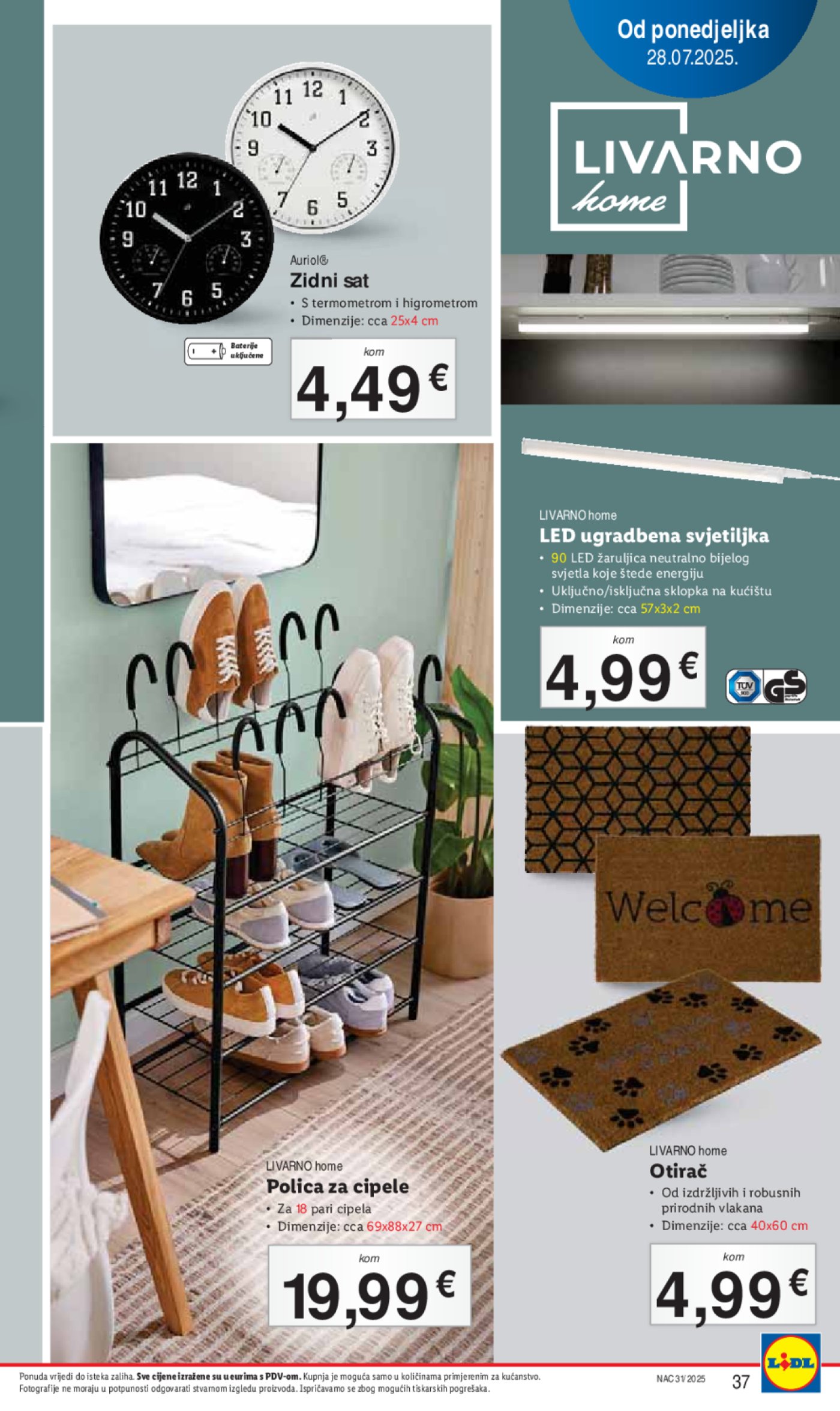 Lidl katalog Super ponuda od ponedjeljka 28.07. - 03.08.2025.