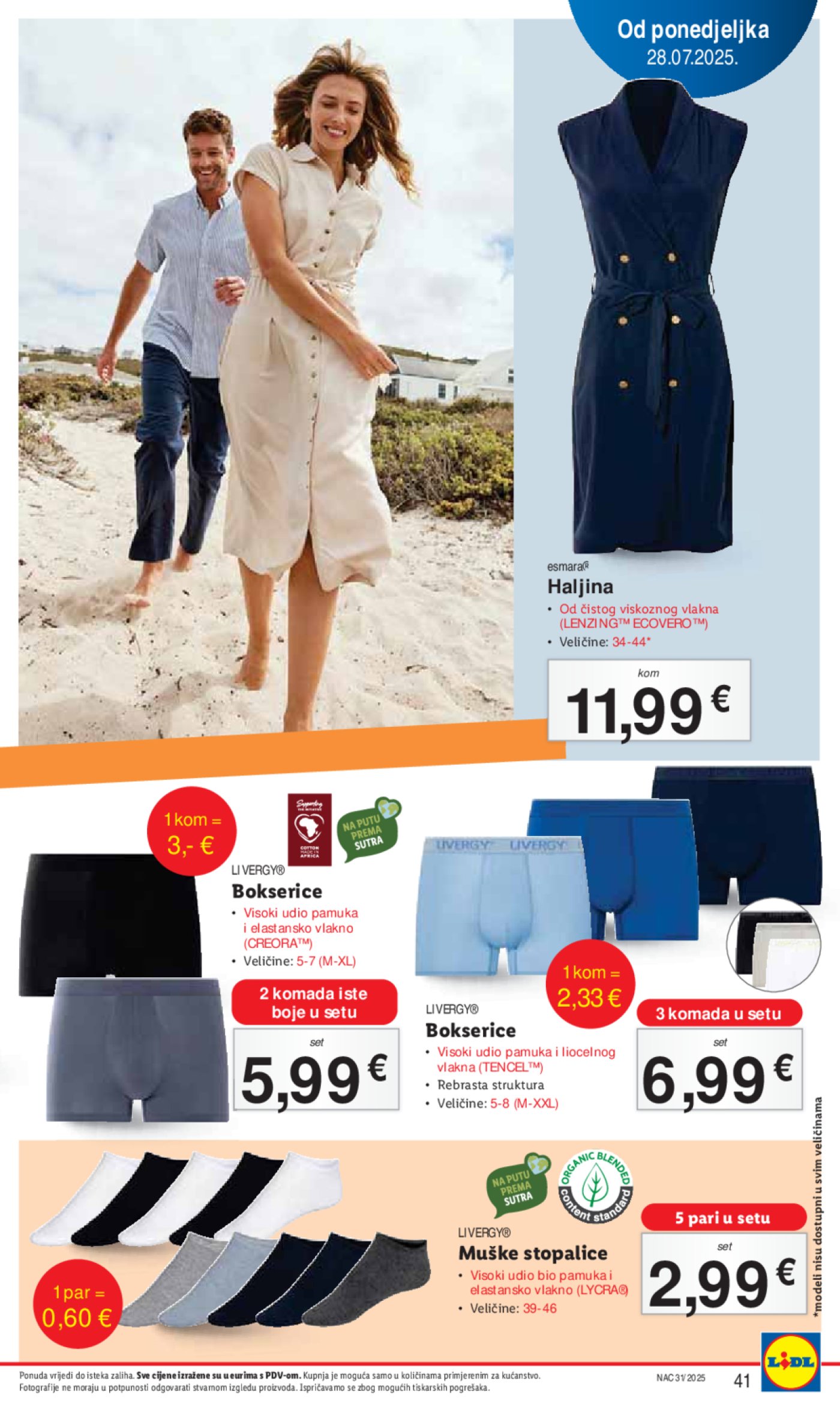 Lidl katalog Super ponuda od ponedjeljka 28.07. - 03.08.2025.