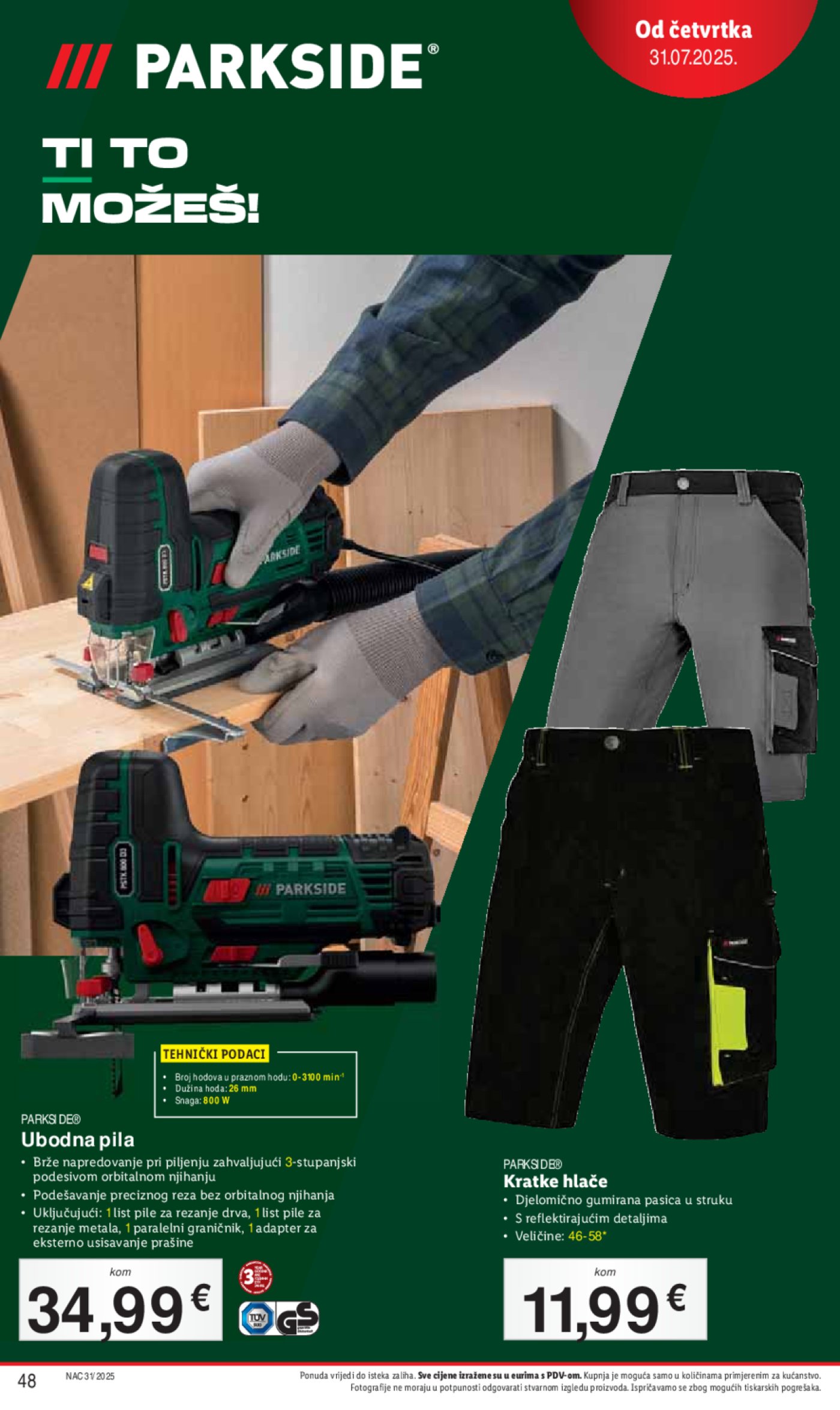 Lidl katalog Super ponuda od ponedjeljka 28.07. - 03.08.2025.