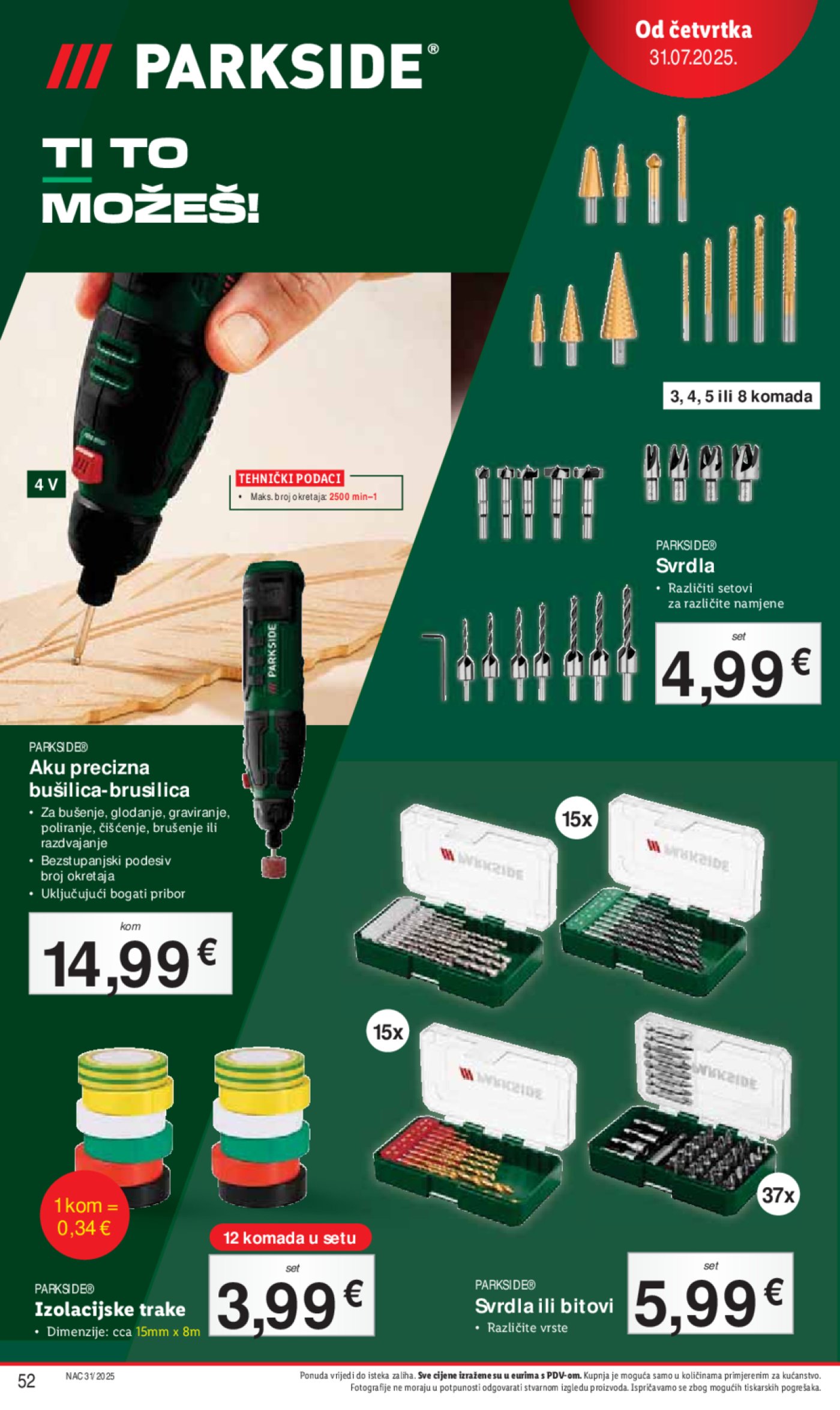 Lidl katalog Super ponuda od ponedjeljka 28.07. - 03.08.2025.