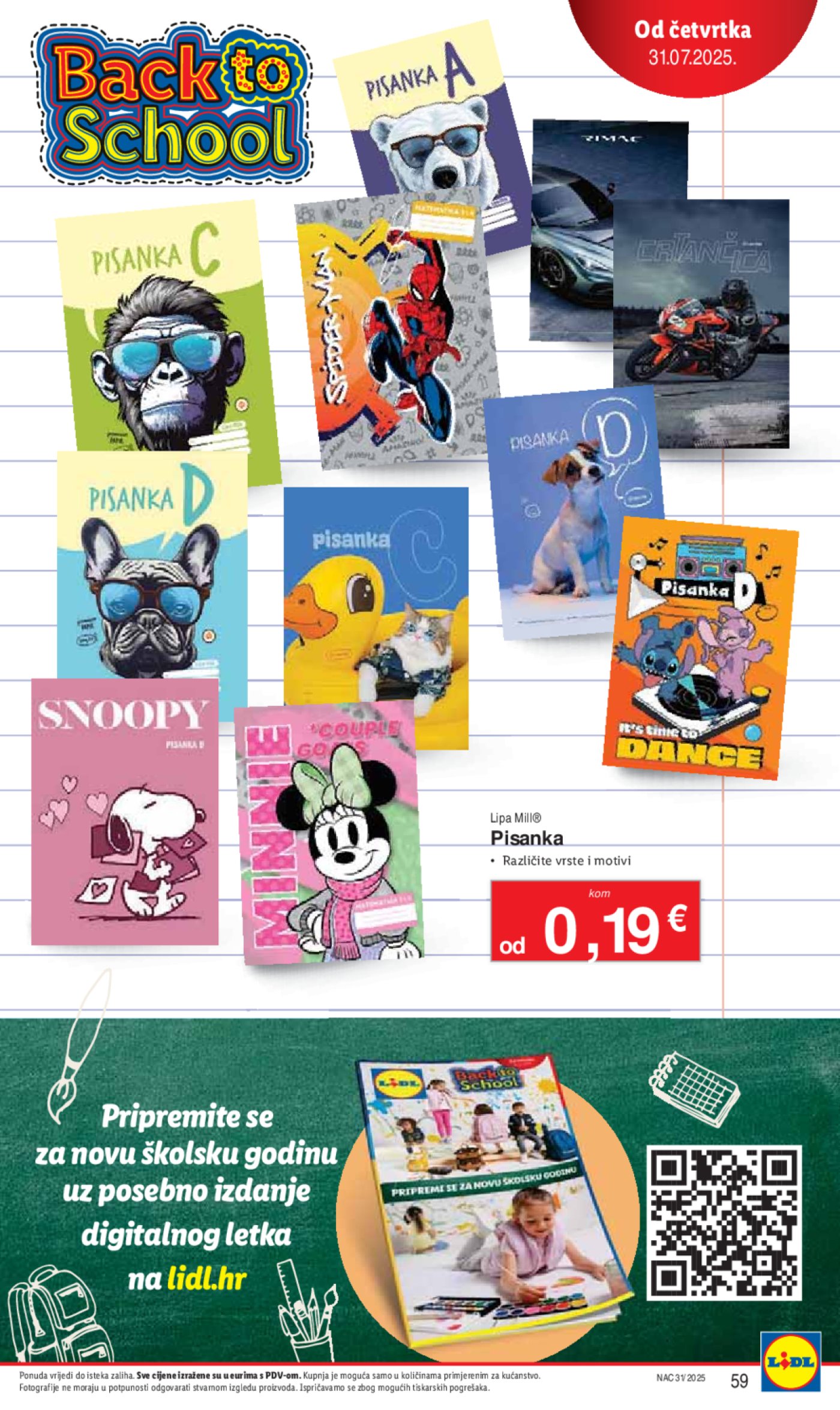 Lidl katalog Super ponuda od ponedjeljka 28.07. - 03.08.2025.