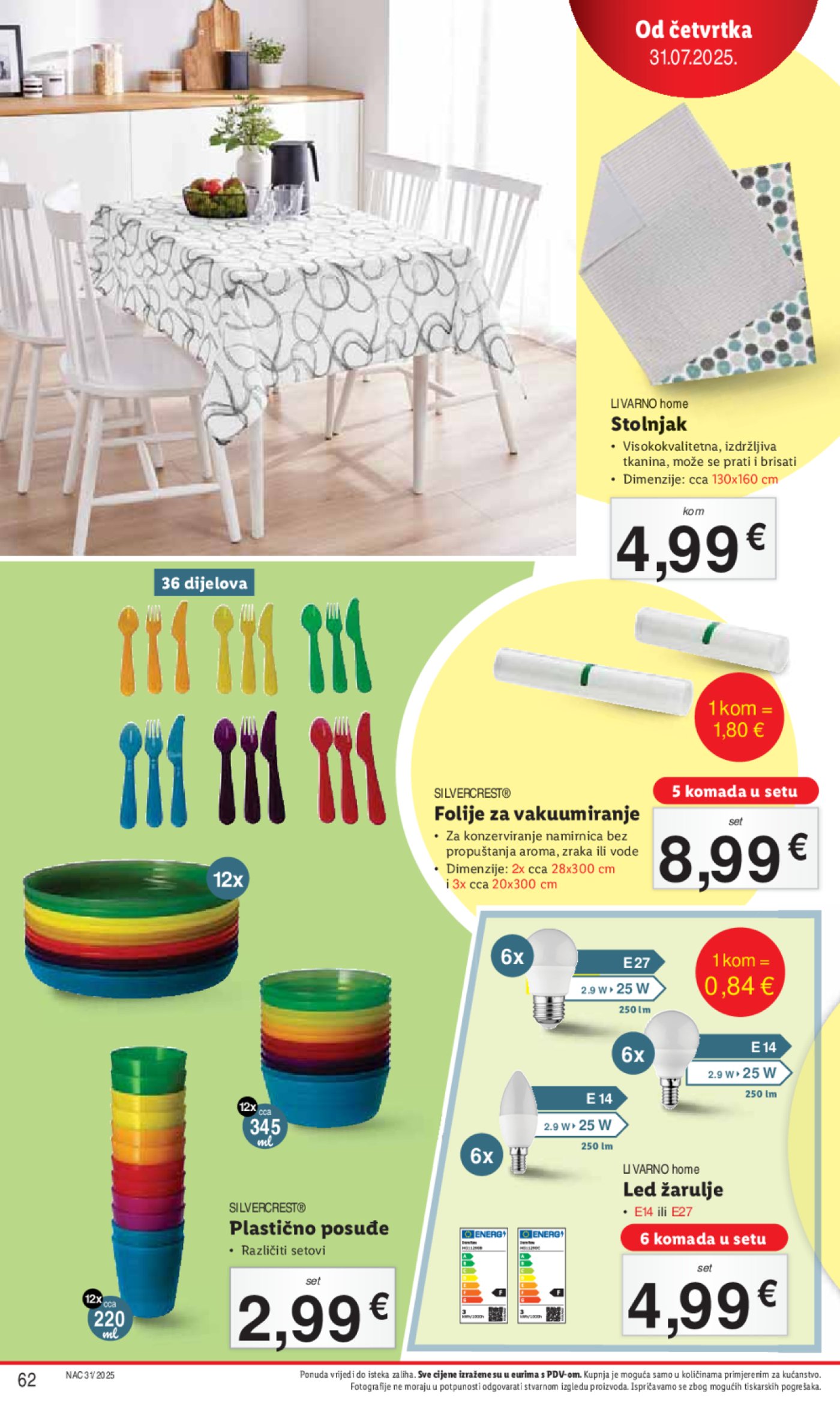 Lidl katalog Super ponuda od ponedjeljka 28.07. - 03.08.2025.