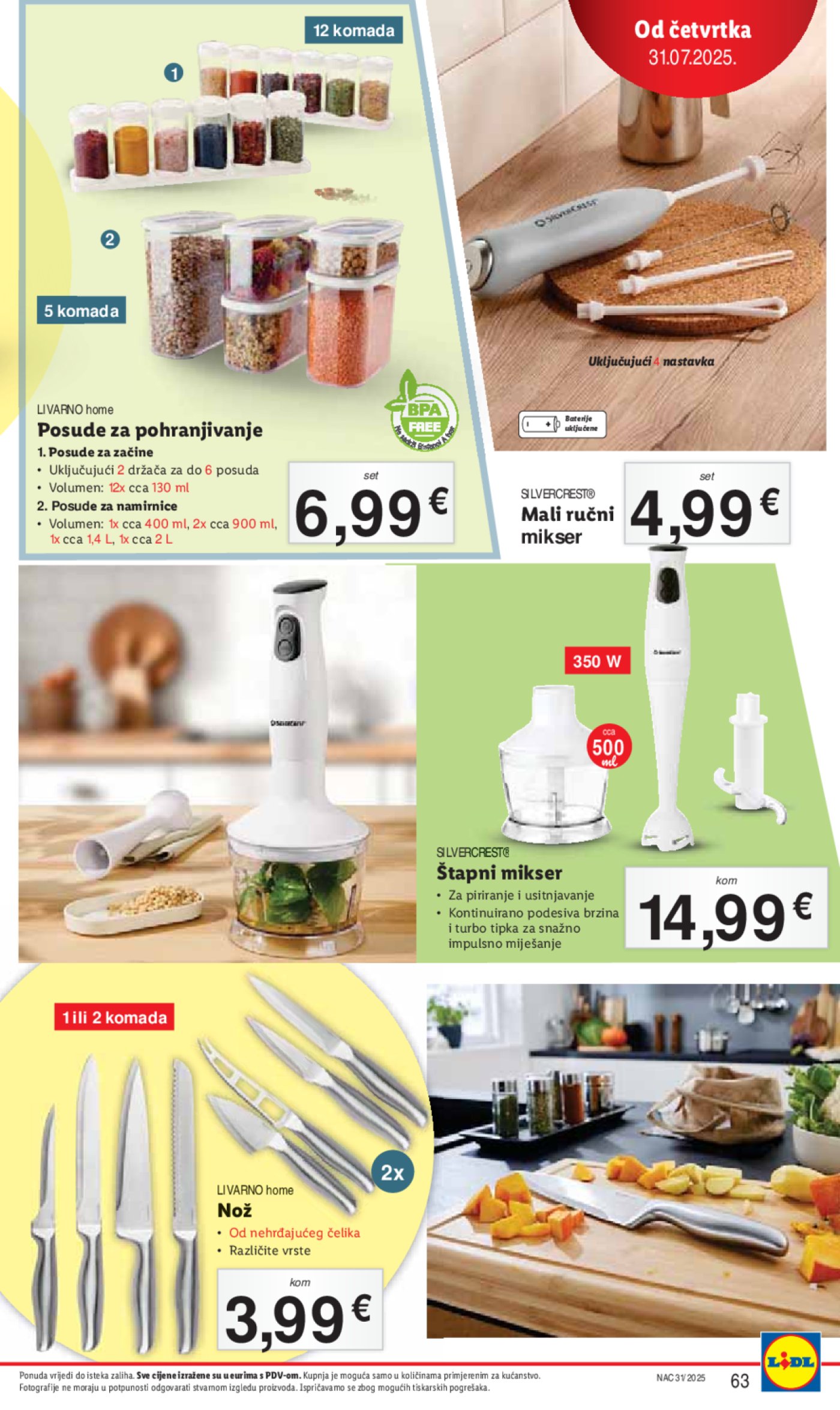 Lidl katalog Super ponuda od ponedjeljka 28.07. - 03.08.2025.
