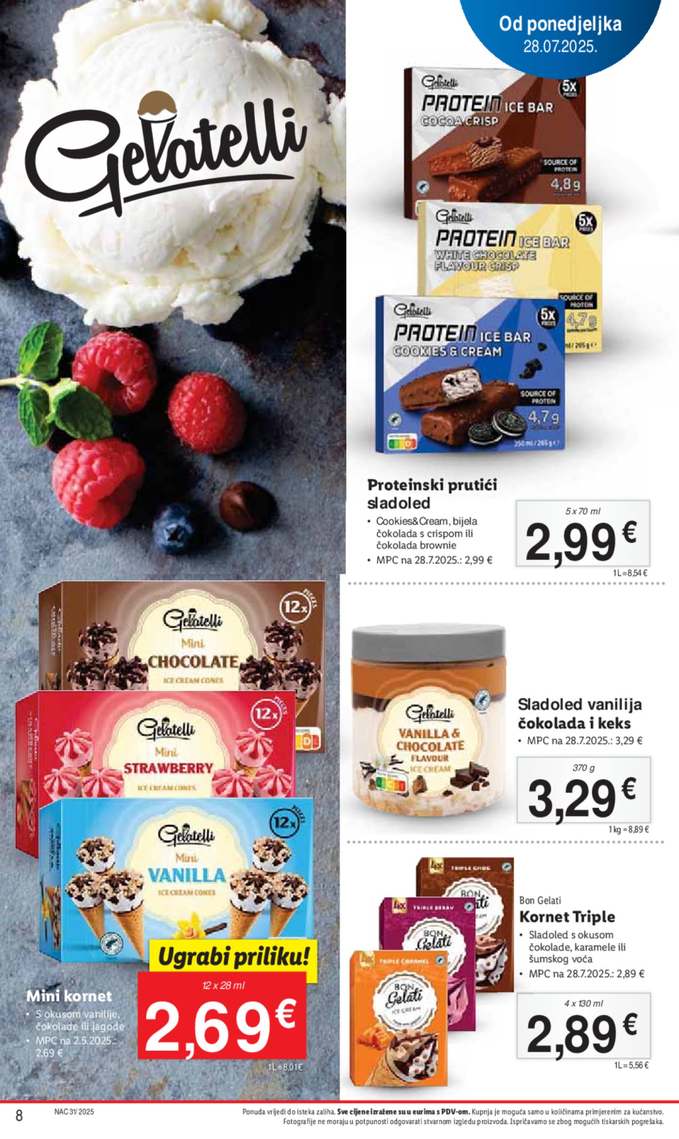 Lidl katalog Super ponuda od ponedjeljka 28.07. - 03.08.2025.