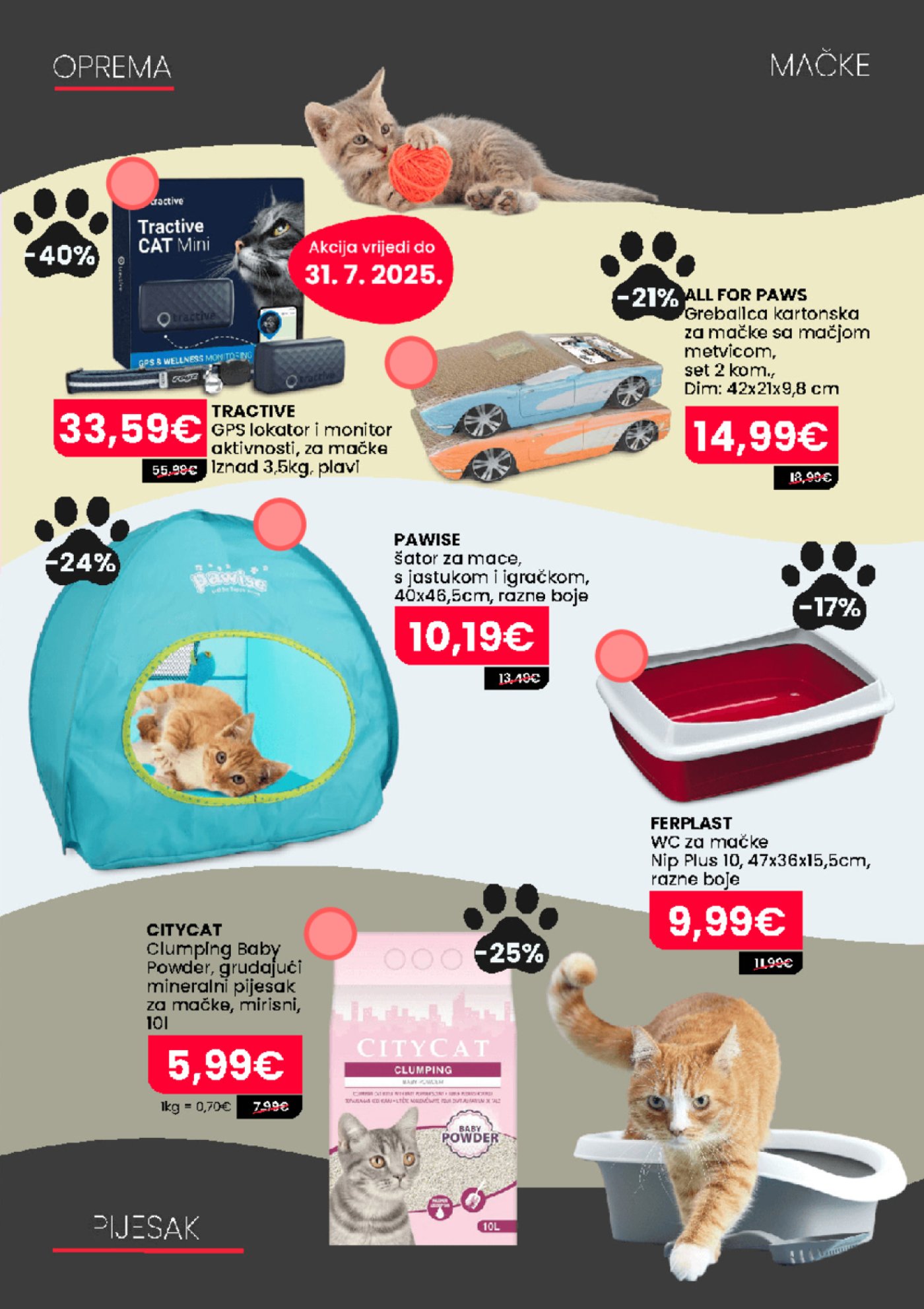 Pet centar katalog Akcija 21.07.-10.08.2025.