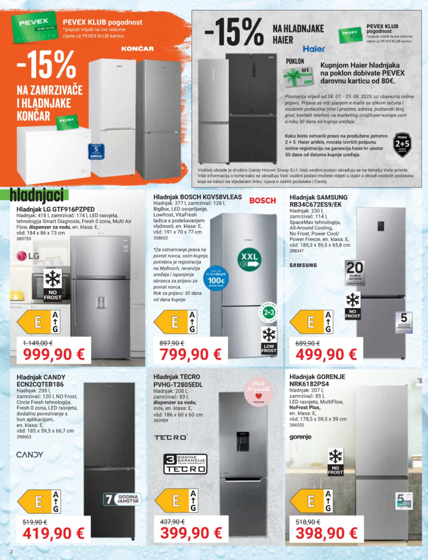 Pevex katalog Akcija 24.07. - 25.08.2025.