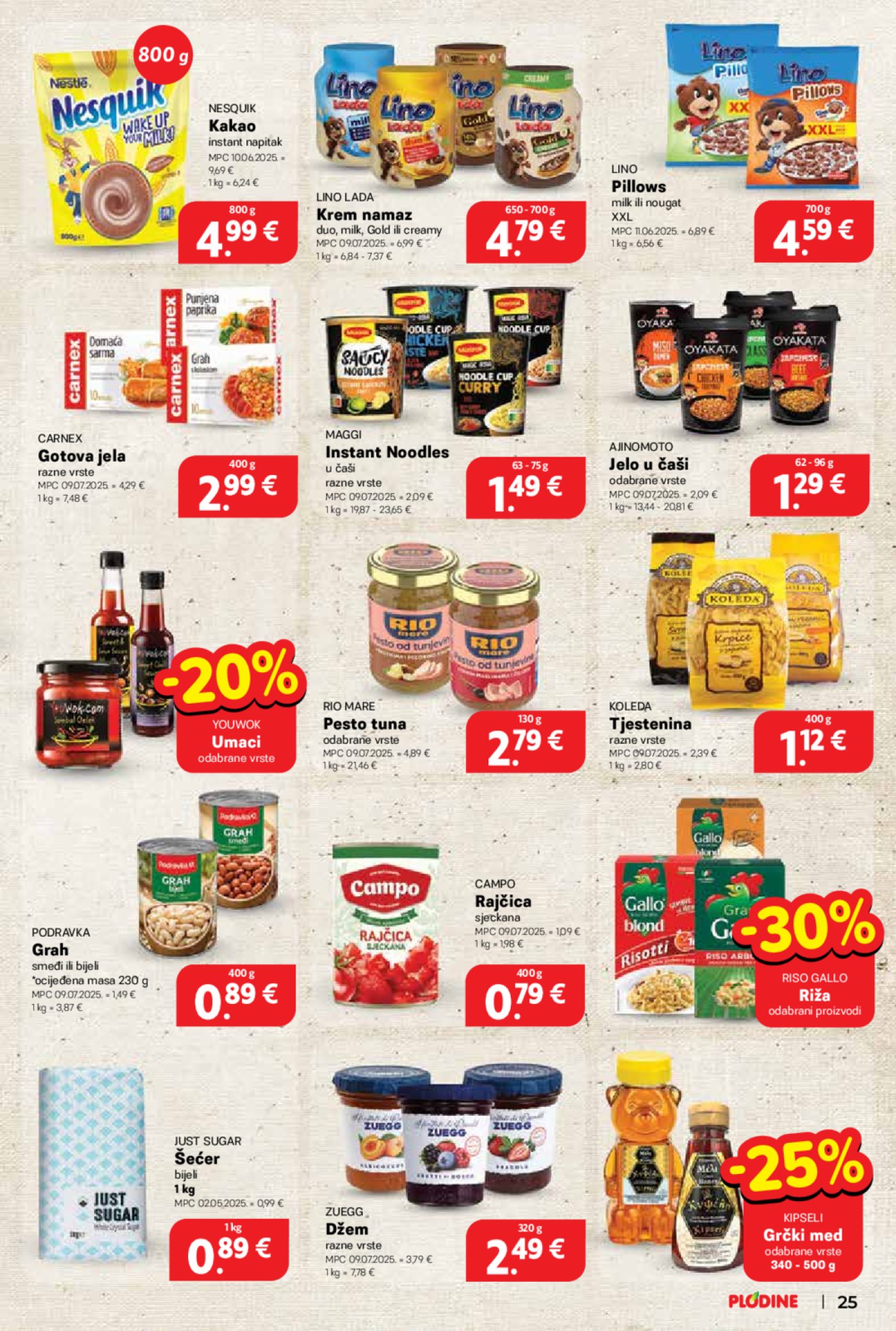 Plodine katalog Akcija 30.07. - 04.08.2025.