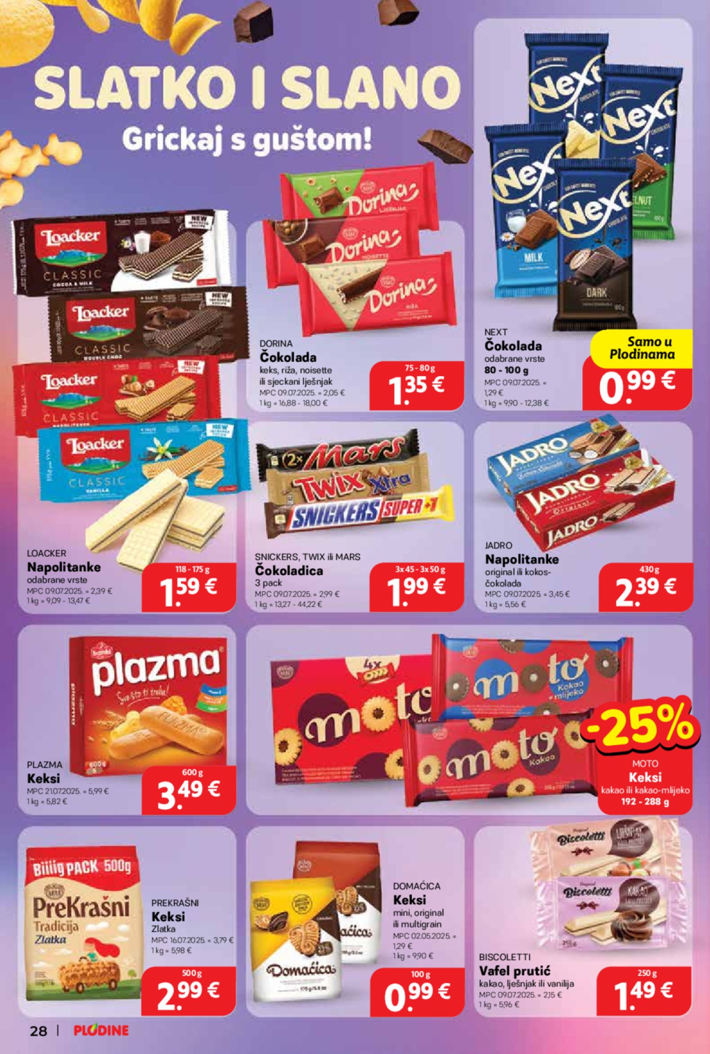 Plodine katalog Akcija 30.07. - 04.08.2025.