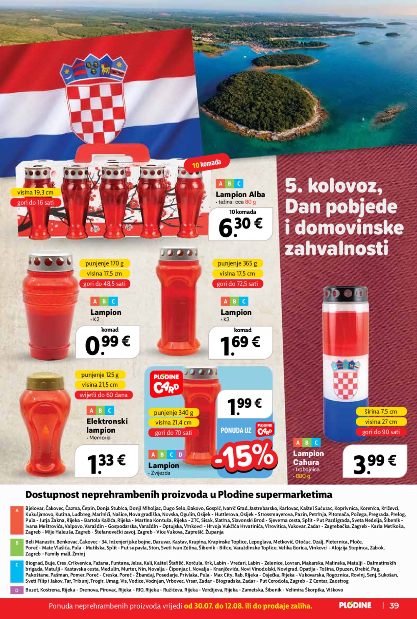 Plodine katalog Akcija 30.07. - 04.08.2025.