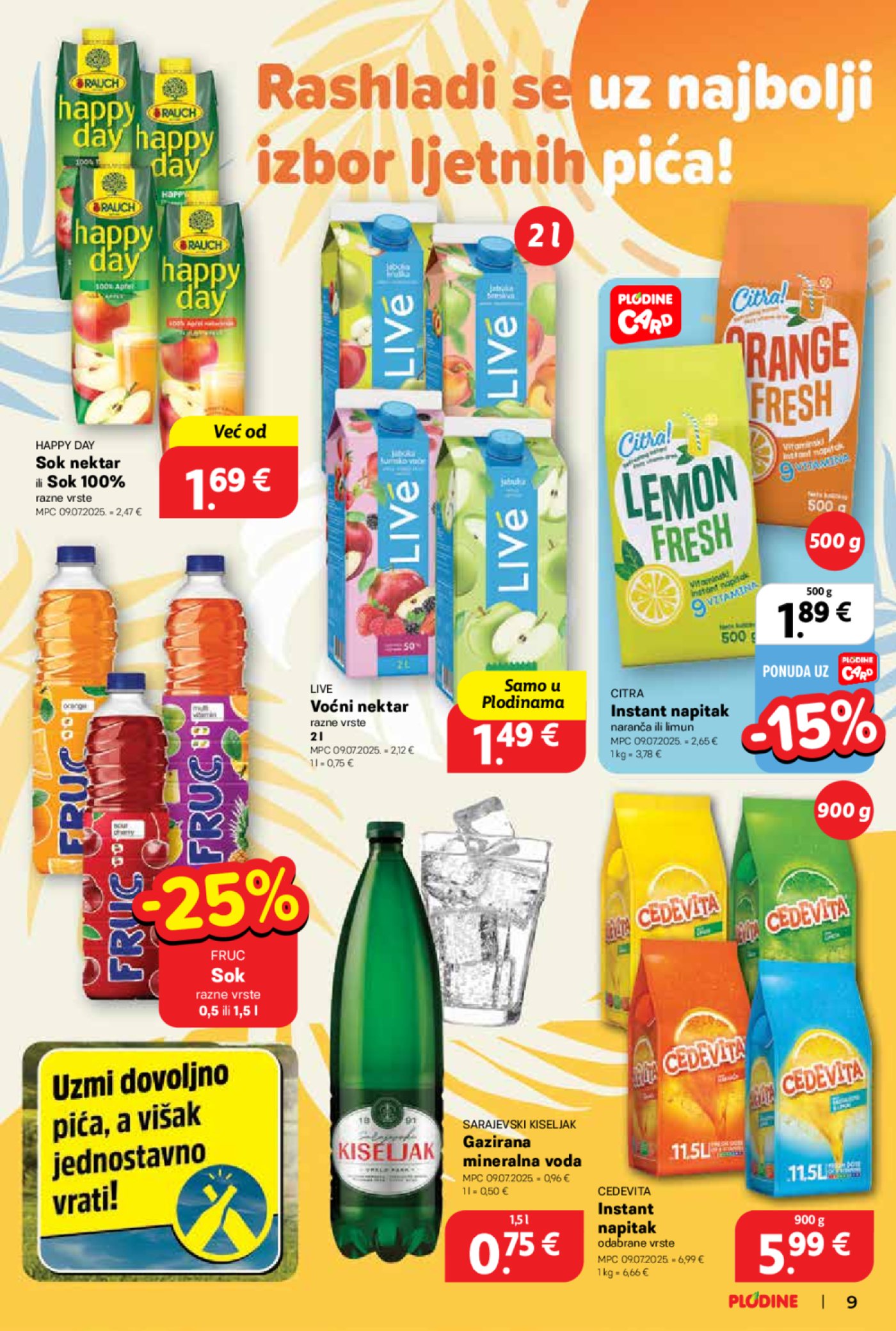 Plodine katalog Akcija 30.07. - 04.08.2025.