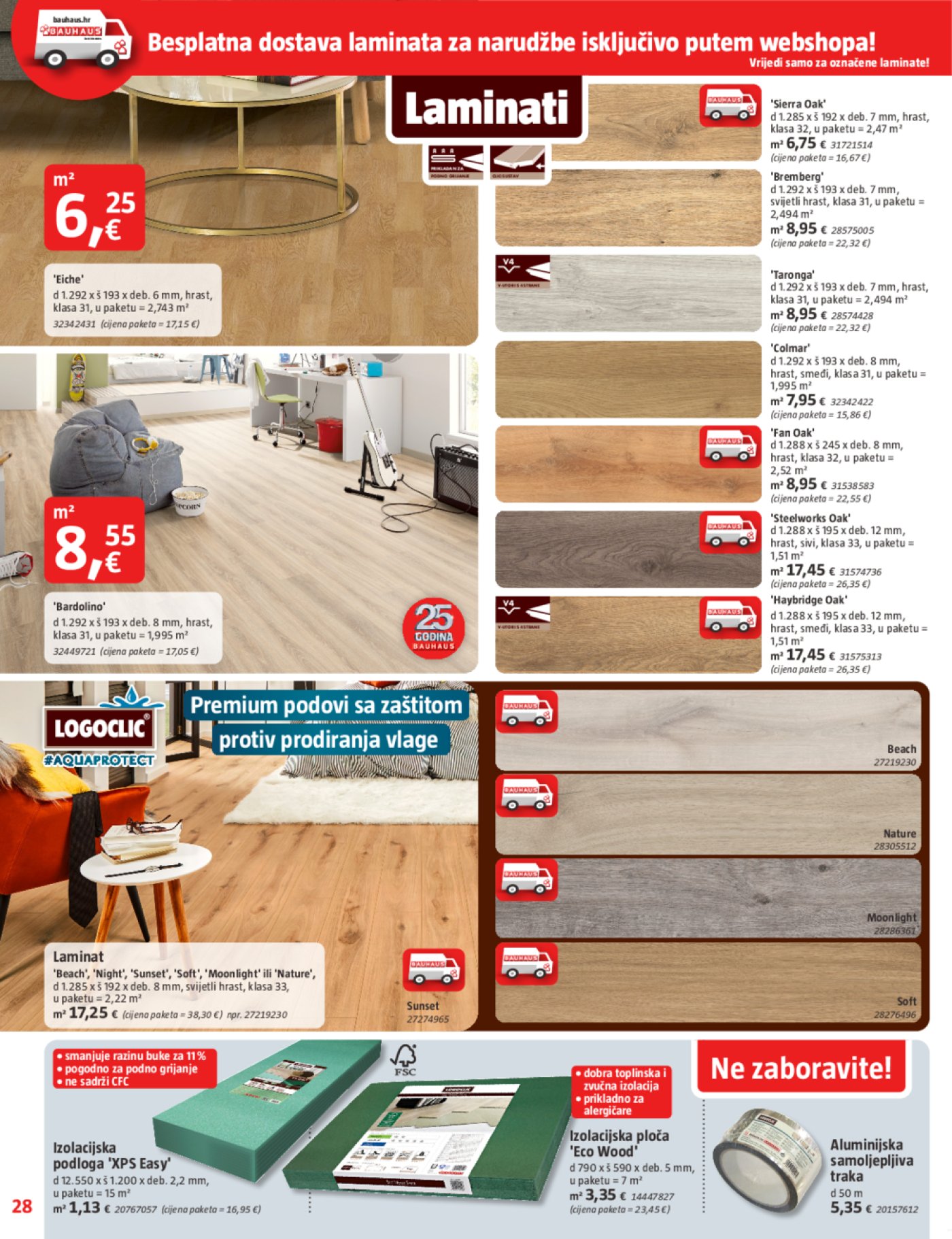 Bauhaus katalog Akcija 31.07. - 03.09.2025.