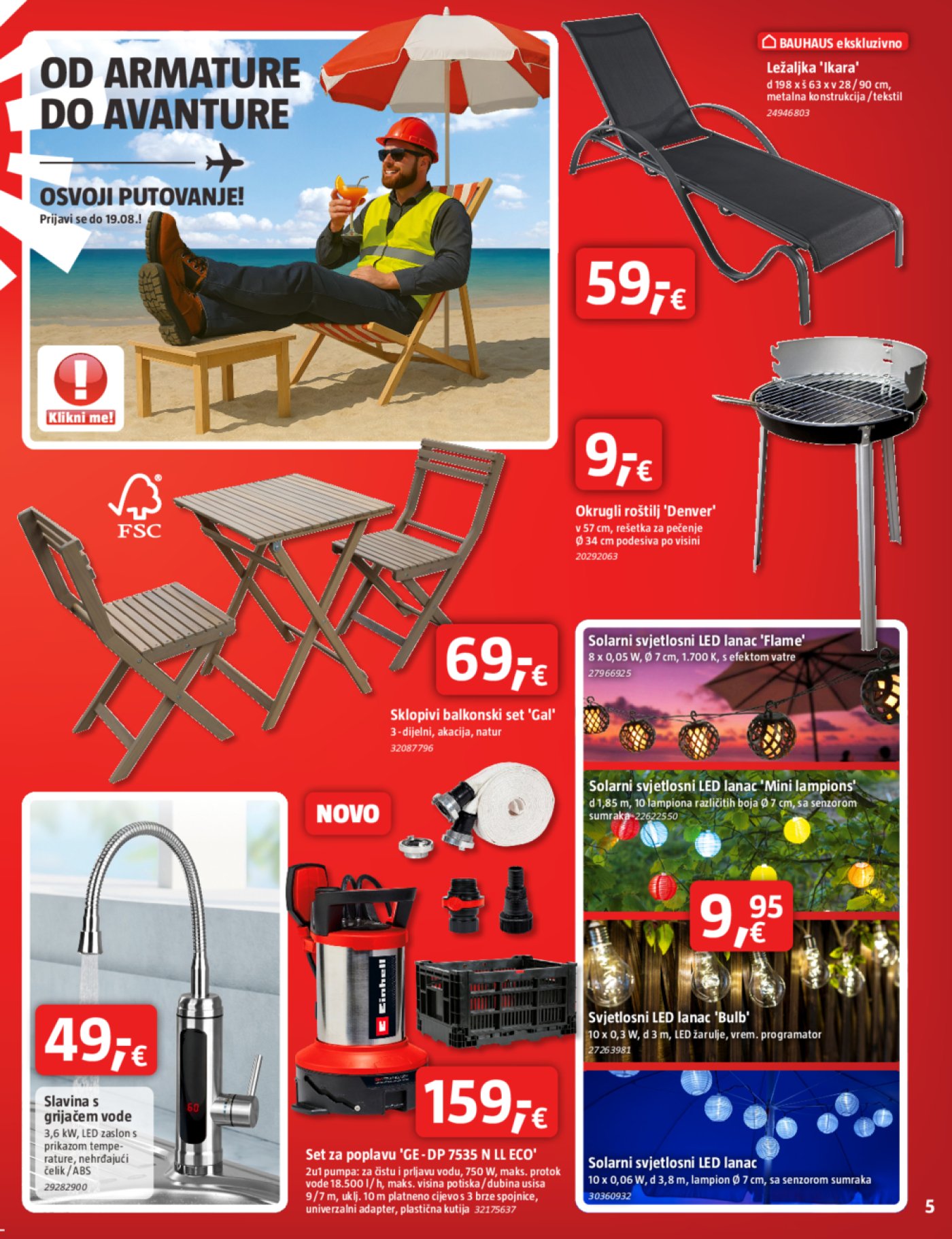 Bauhaus katalog Akcija 31.07. - 03.09.2025.