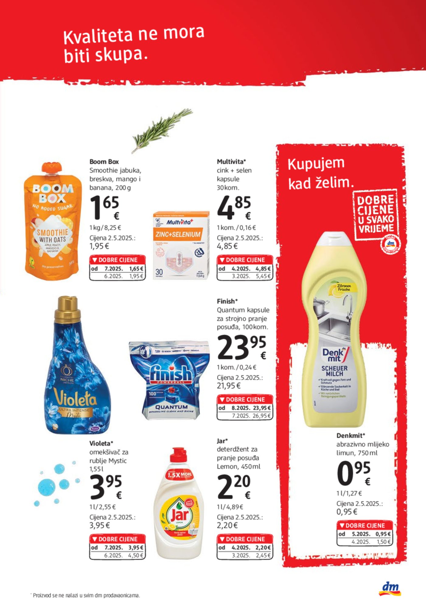 dm katalog Akcija 01.08. - 15.08.2025.