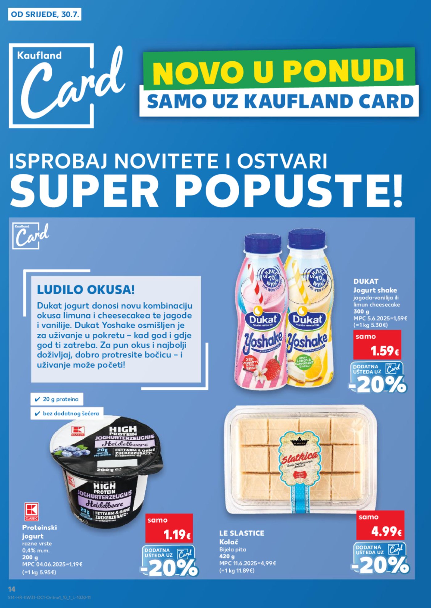 Kaufland katalog Kaufland marke 30.07.-04.08.2025. Odabrane poslovnice 