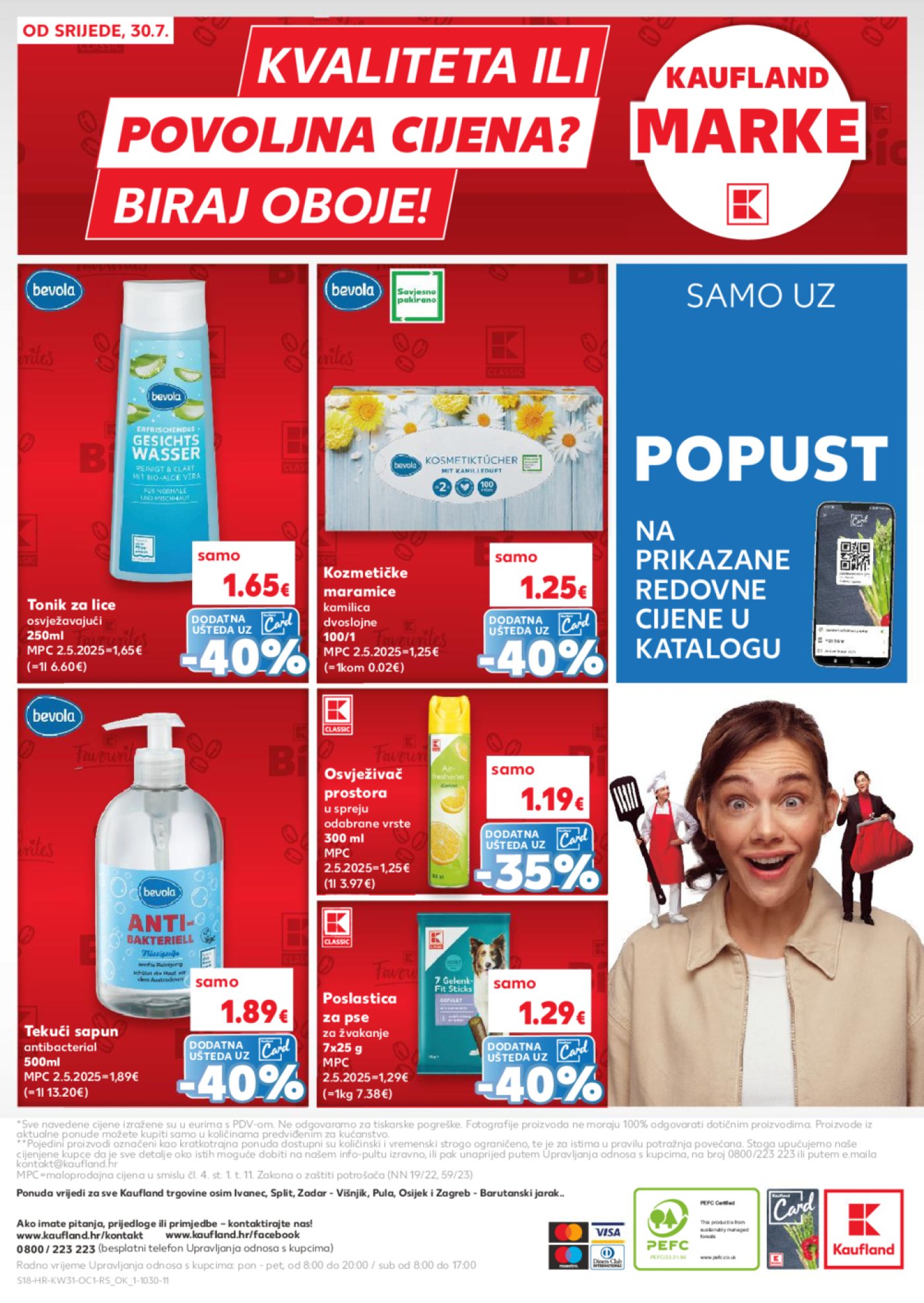 Kaufland katalog Kaufland marke 30.07.-04.08.2025. Odabrane poslovnice 