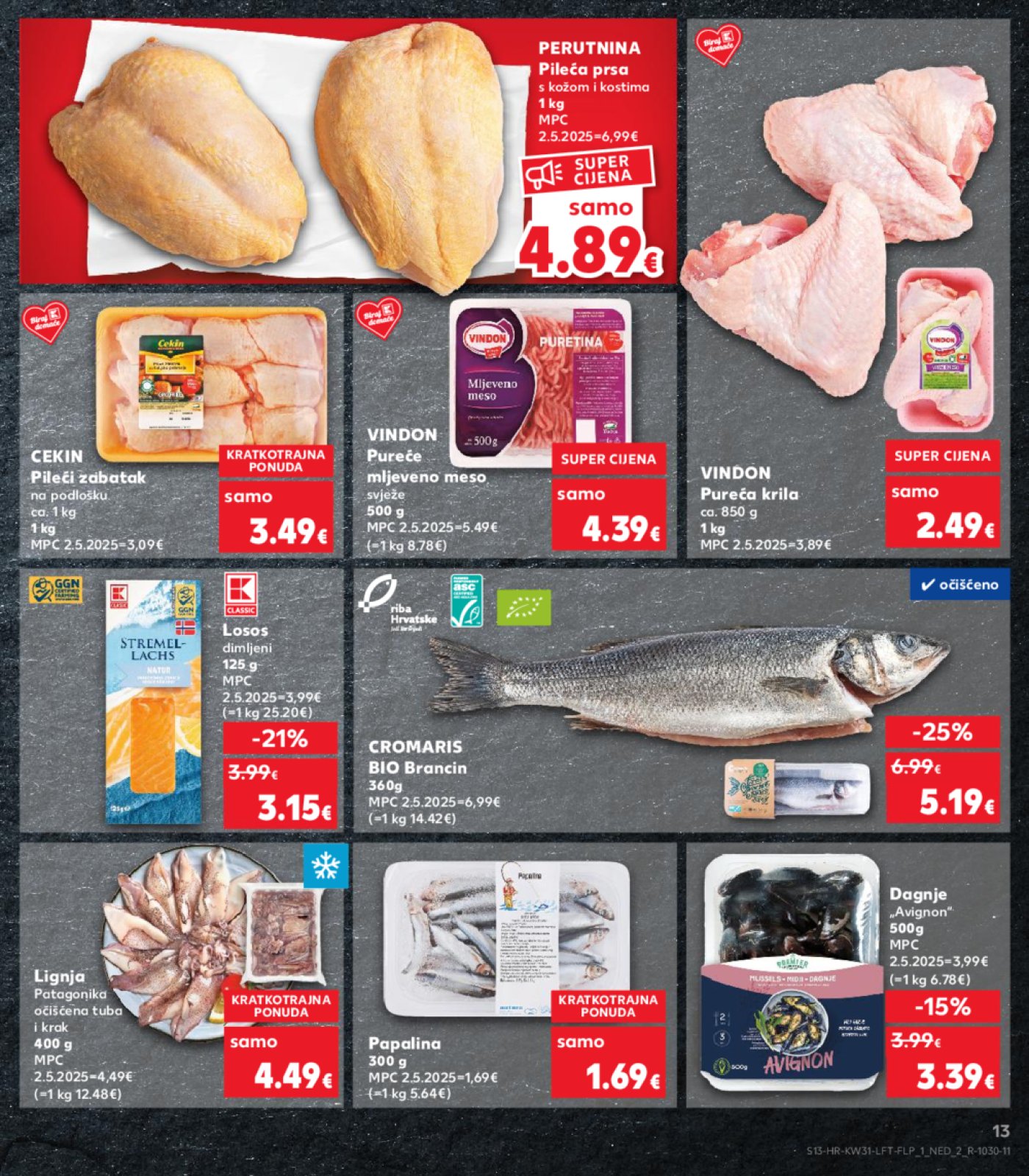 Kaufland katalog Prehrana 30.07.-04.08.2025. Odabrane poslovnice