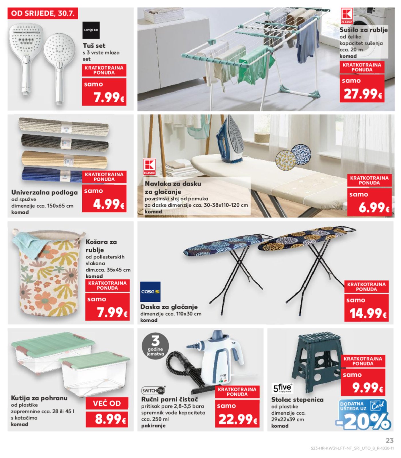 Kaufland katalog Prehrana 30.07.-04.08.2025. Odabrane poslovnice