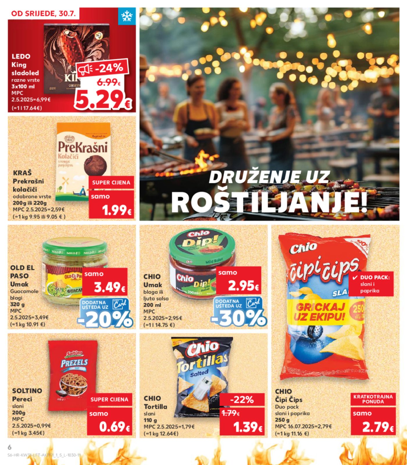 Kaufland katalog Prehrana 30.07.-04.08.2025. Odabrane poslovnice