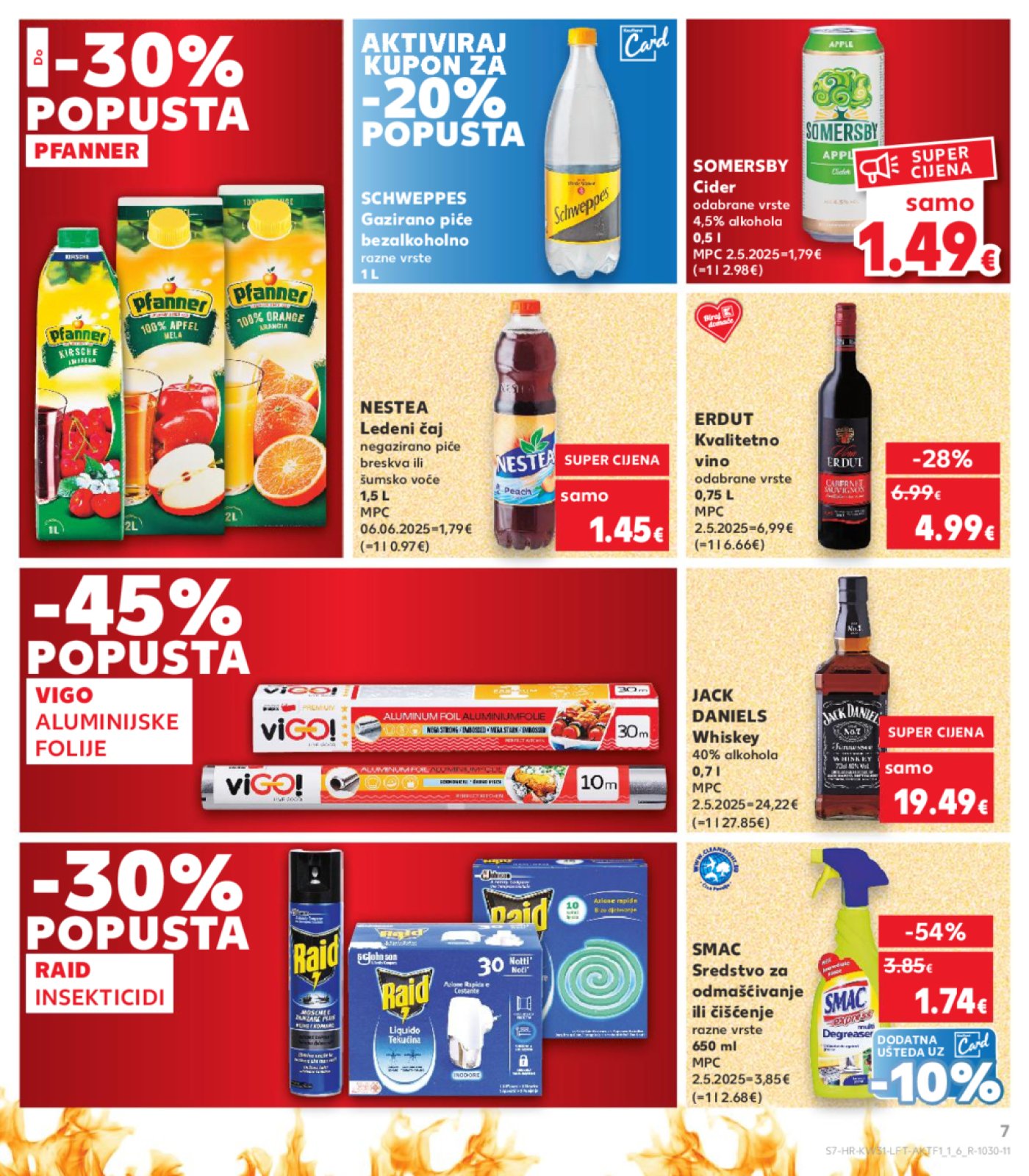 Kaufland katalog Prehrana 30.07.-04.08.2025. Odabrane poslovnice