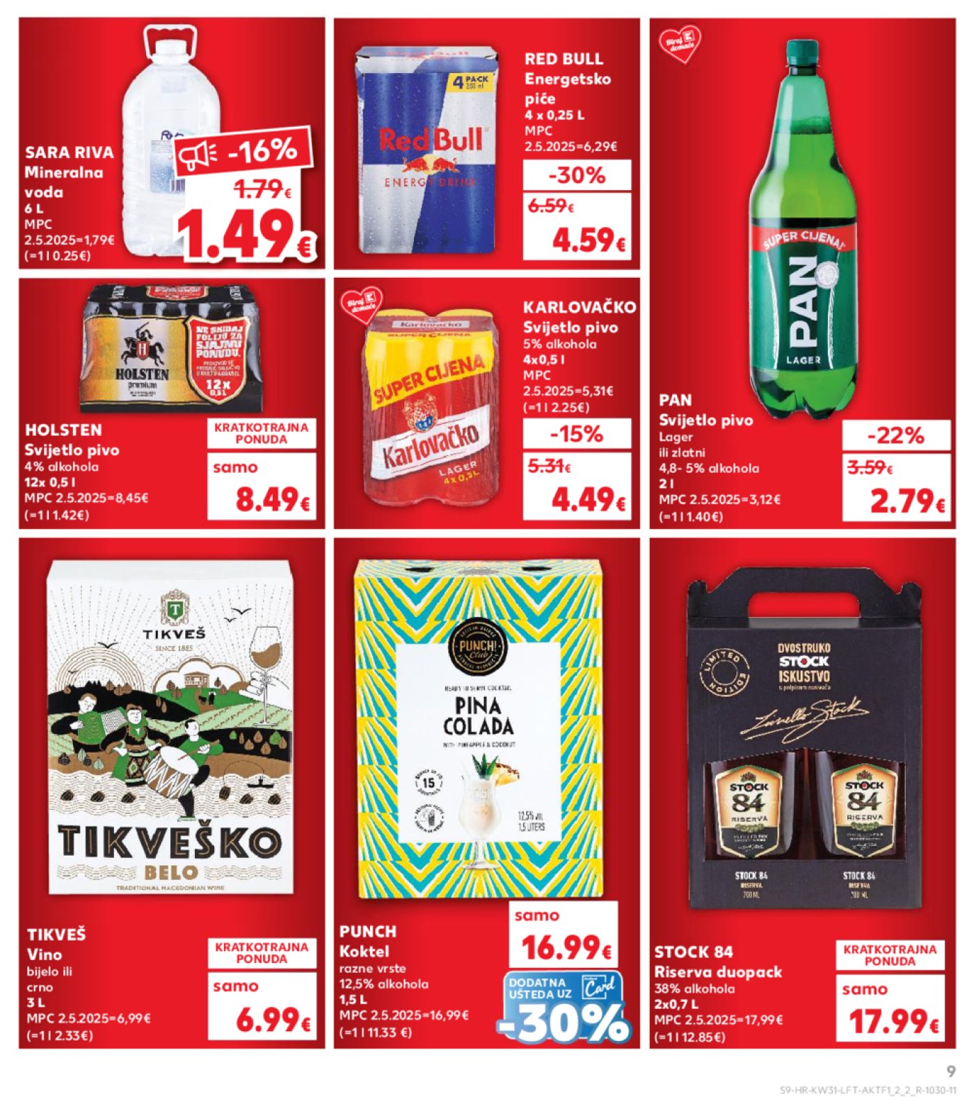 Kaufland katalog Prehrana 30.07.-04.08.2025. Odabrane poslovnice