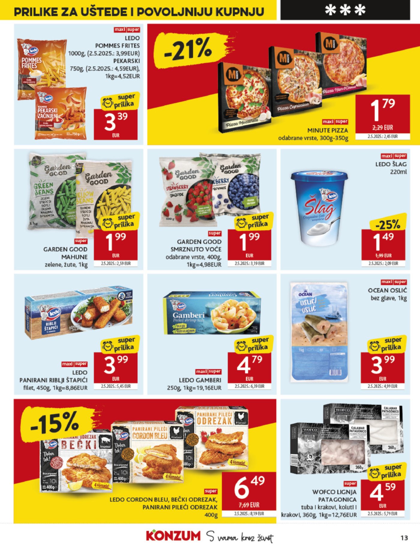 Konzum katalog Akcija 30. 07. - 05. 08. 2025.
