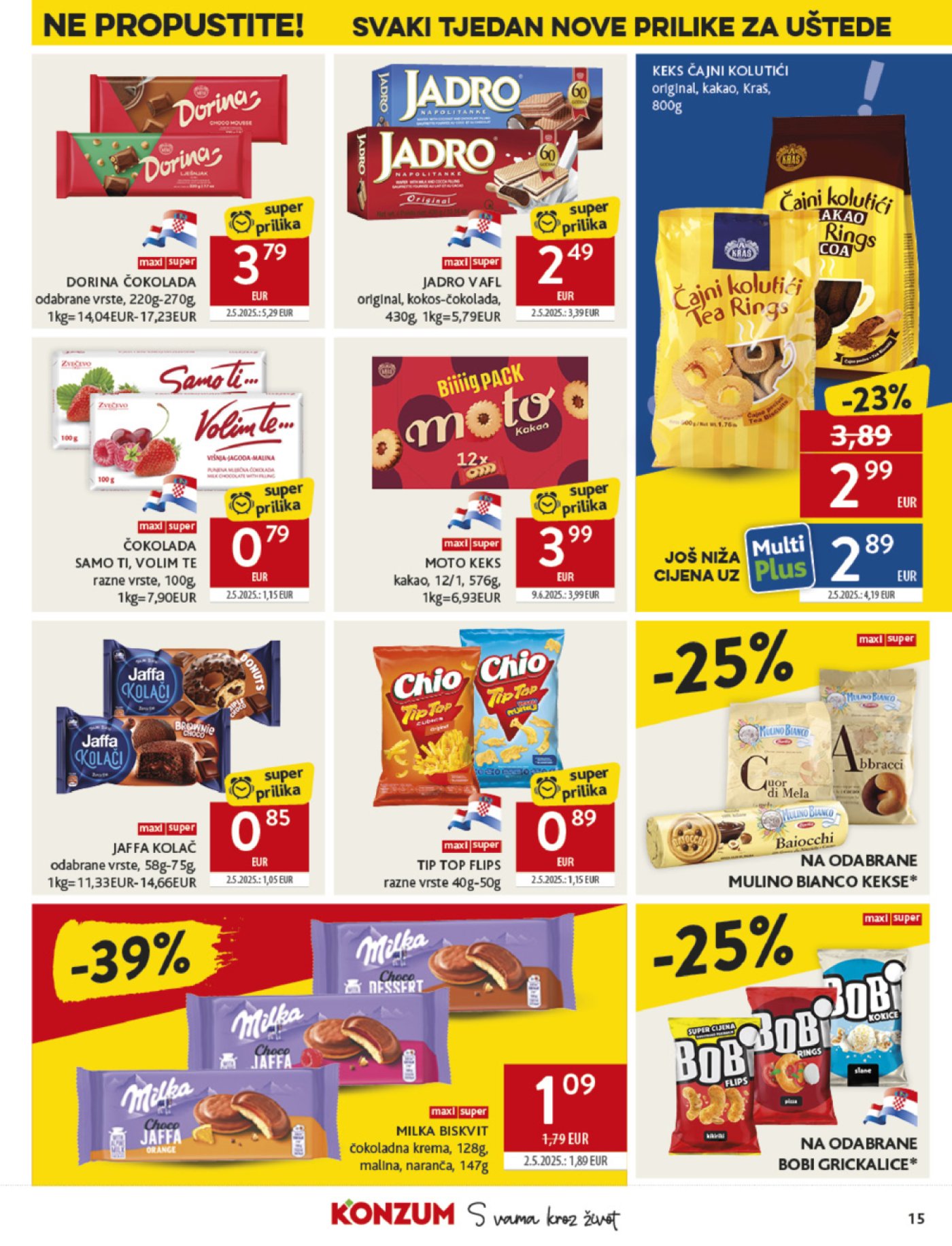Konzum katalog Akcija 30. 07. - 05. 08. 2025.