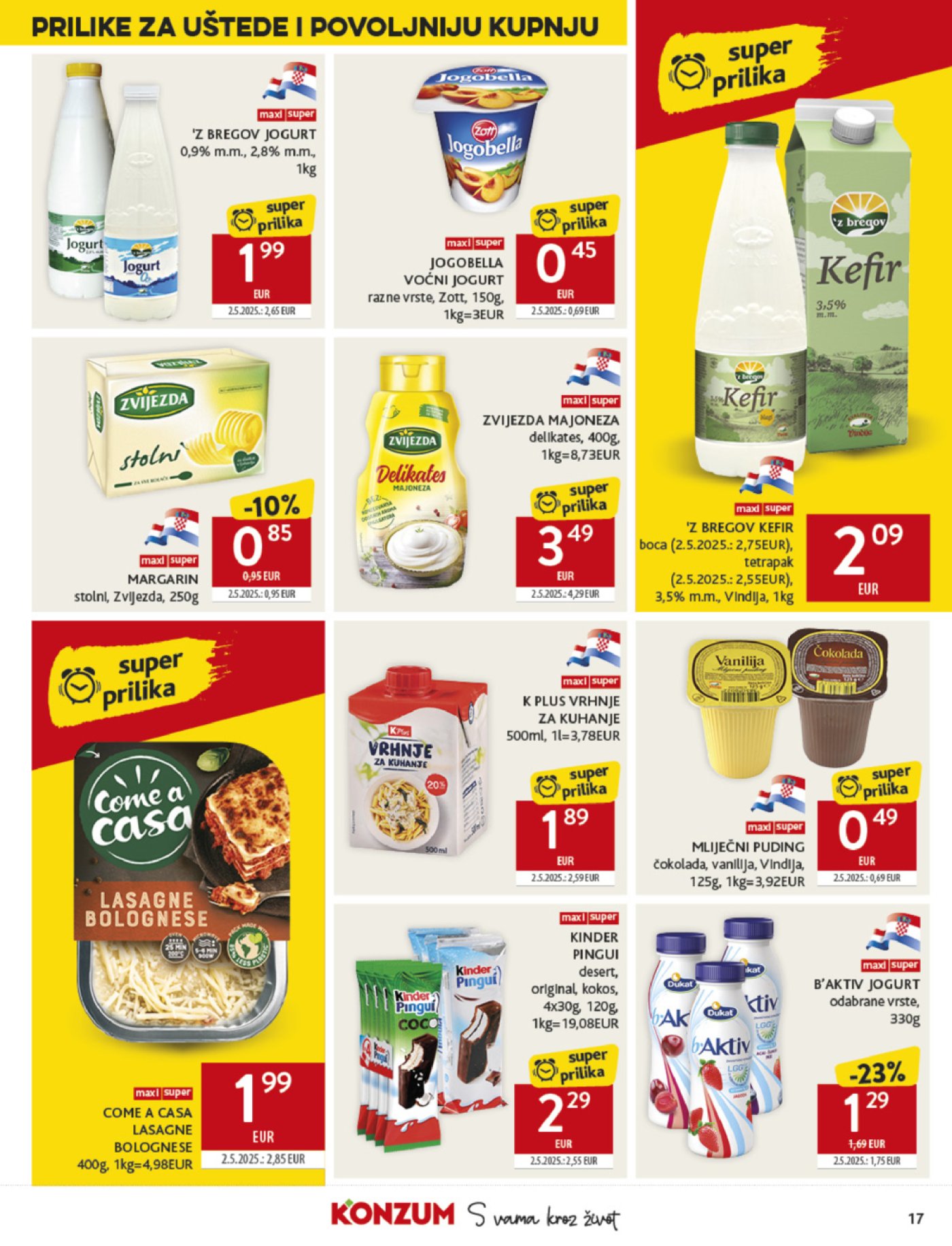 Konzum katalog Akcija 30. 07. - 05. 08. 2025.