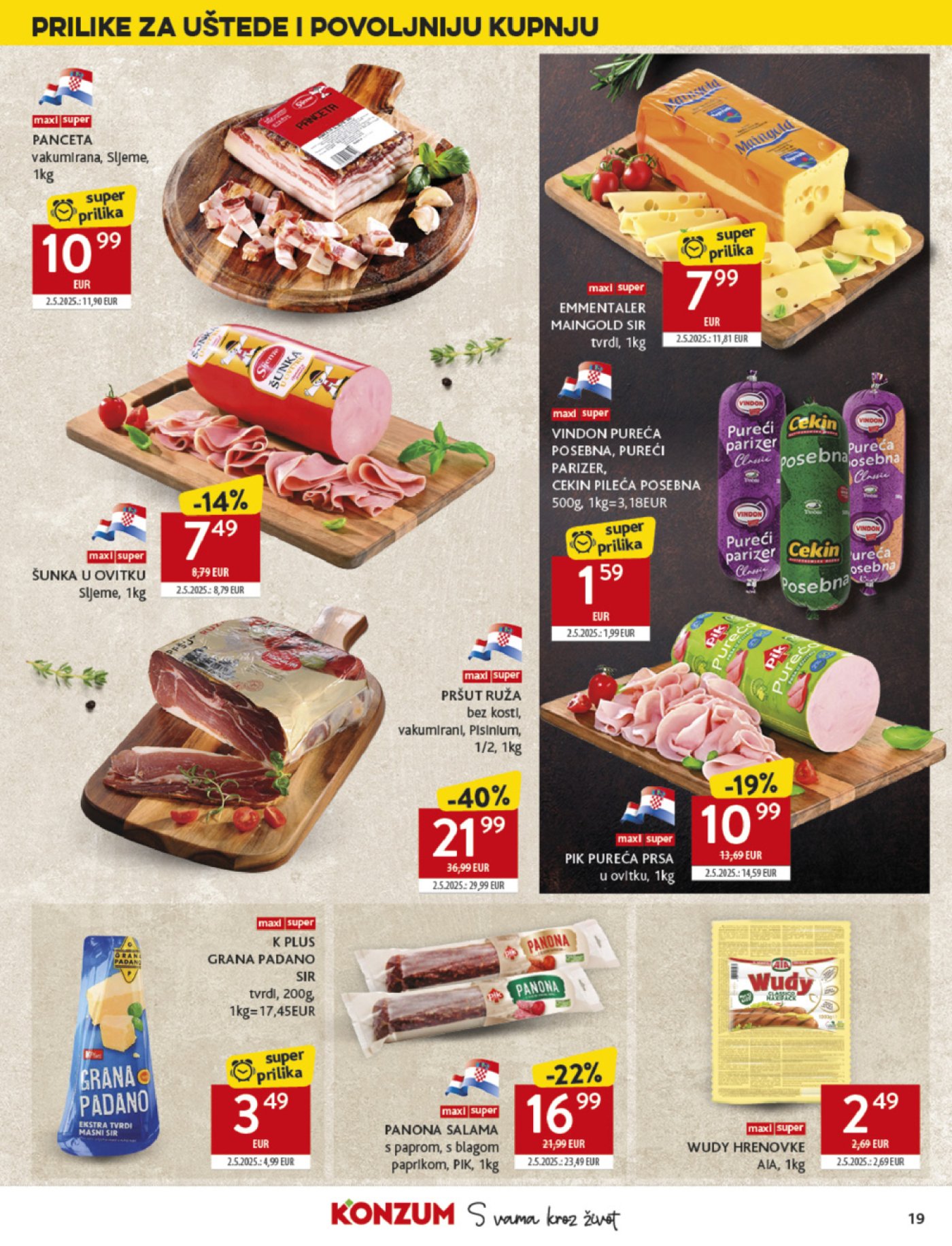 Konzum katalog Akcija 30. 07. - 05. 08. 2025.