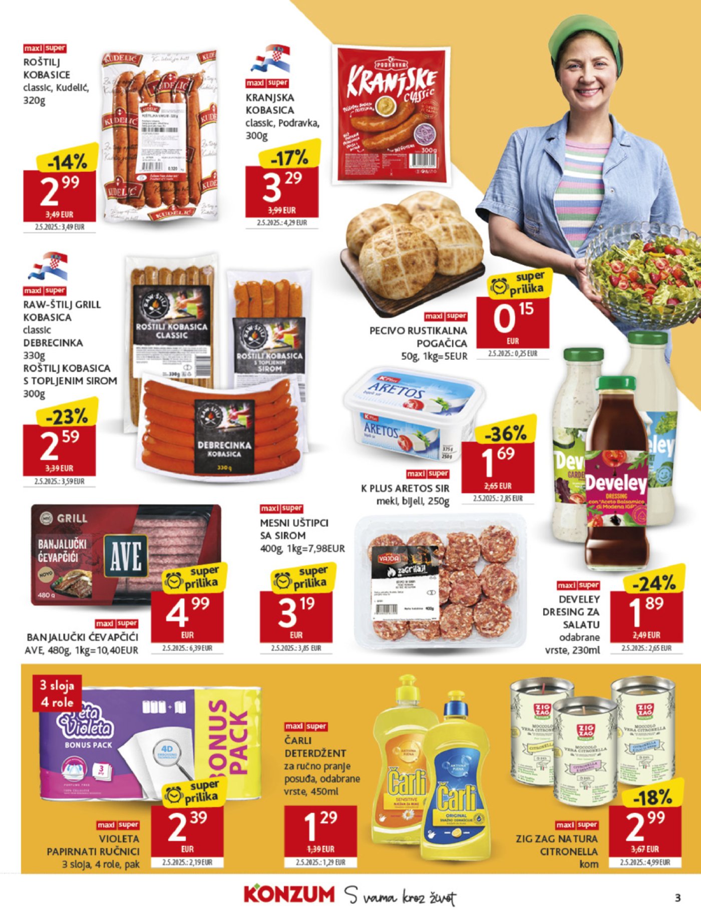Konzum katalog Akcija 30. 07. - 05. 08. 2025.