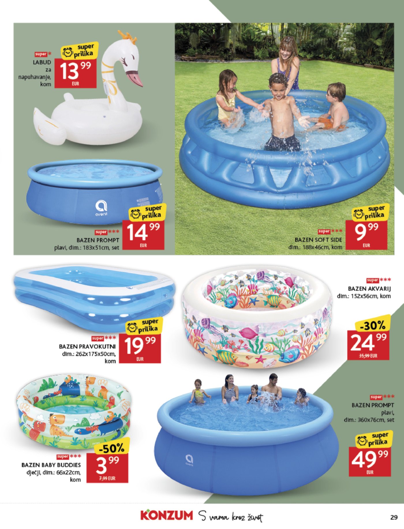 Konzum katalog Akcija 30. 07. - 05. 08. 2025.