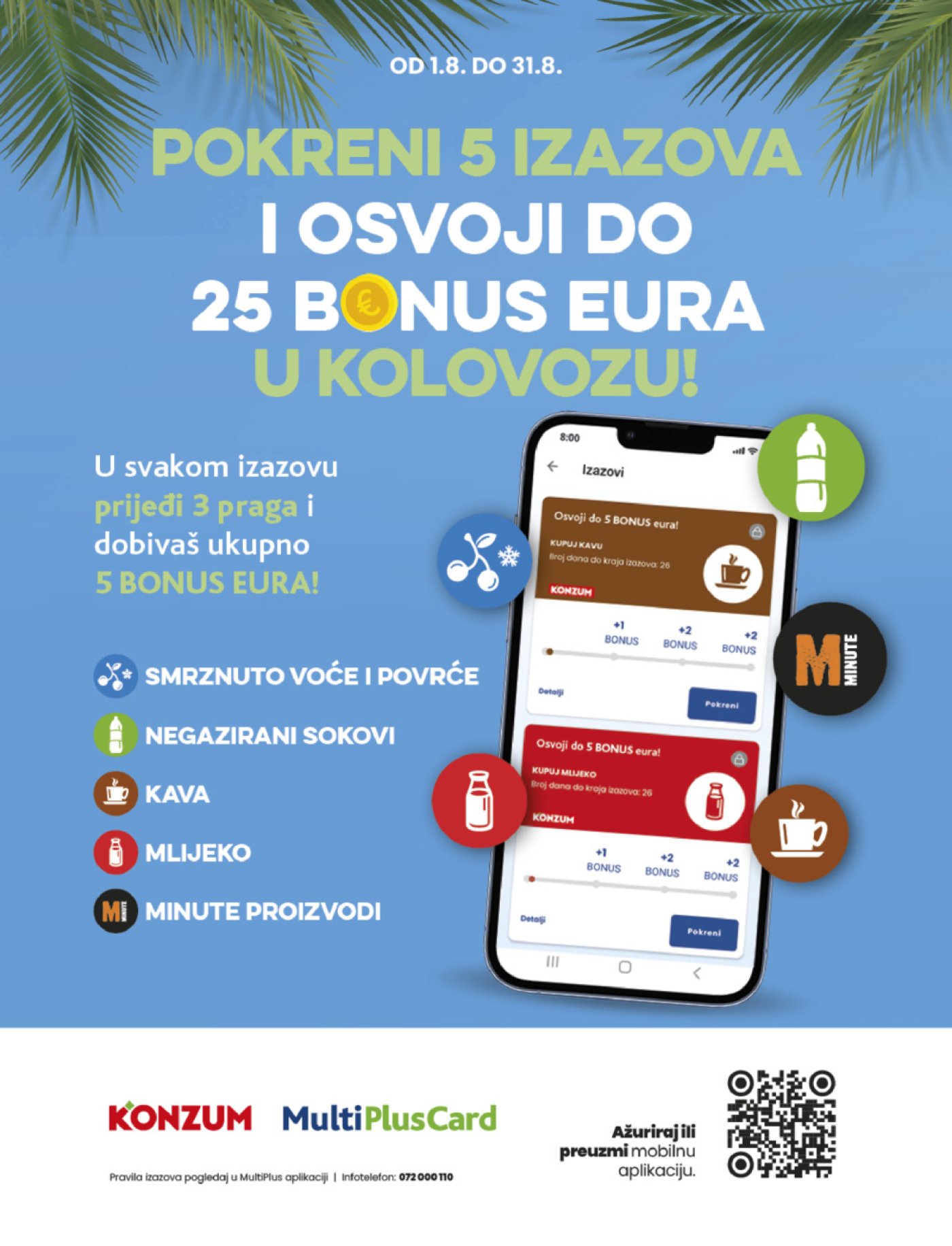 Konzum katalog Akcija 30. 07. - 05. 08. 2025.