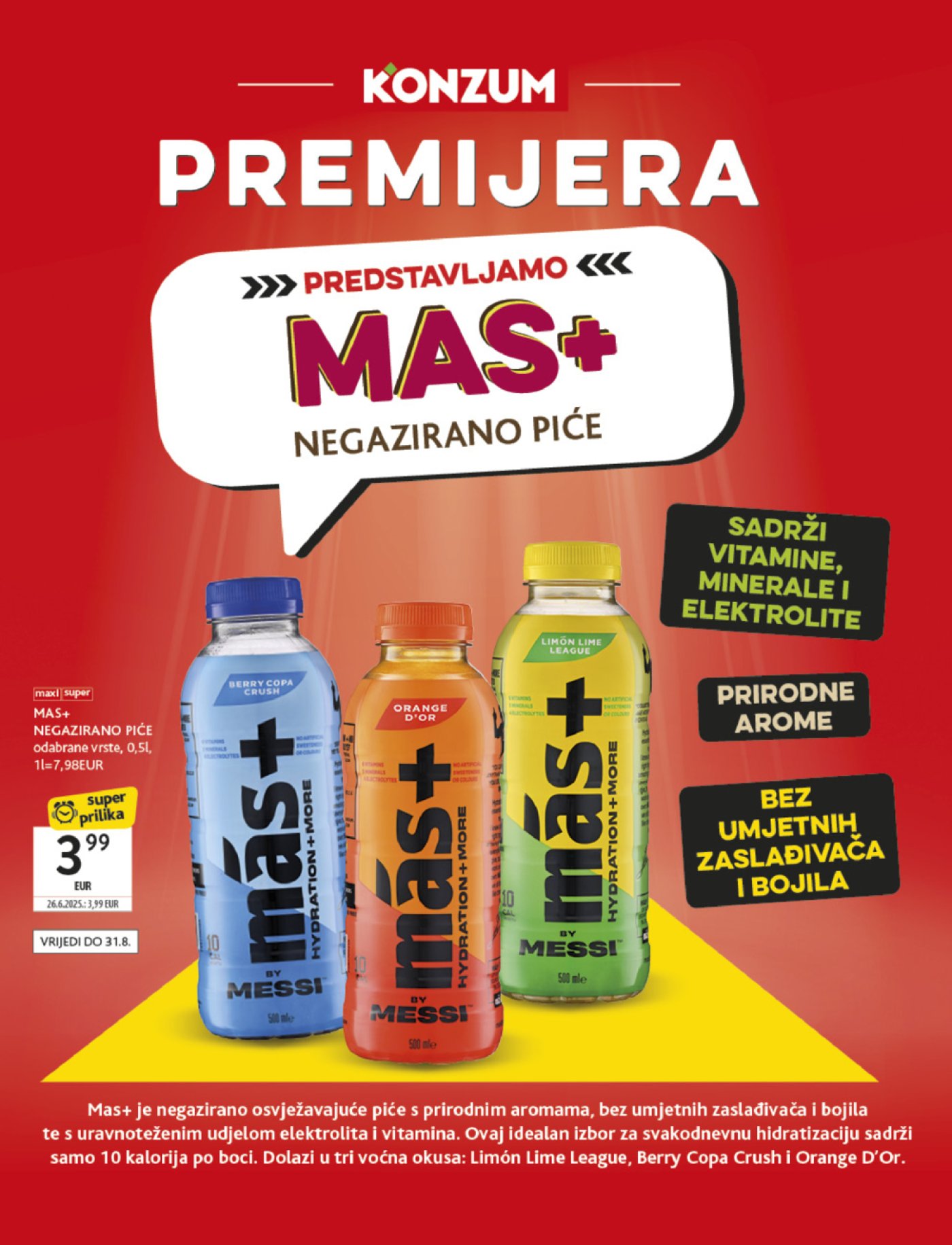 Konzum katalog Akcija 30. 07. - 05. 08. 2025.