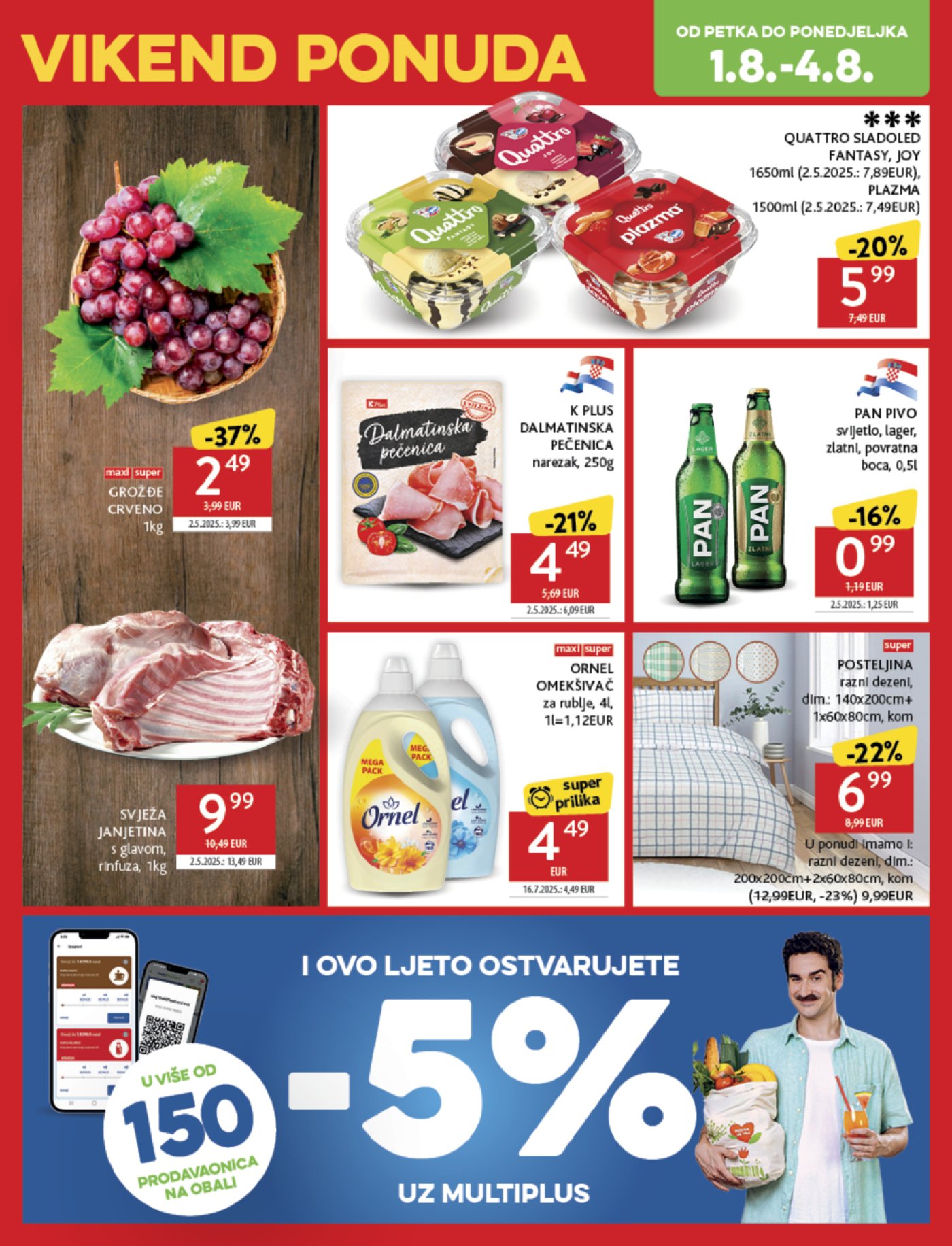 Konzum katalog Akcija 30. 07. - 05. 08. 2025.