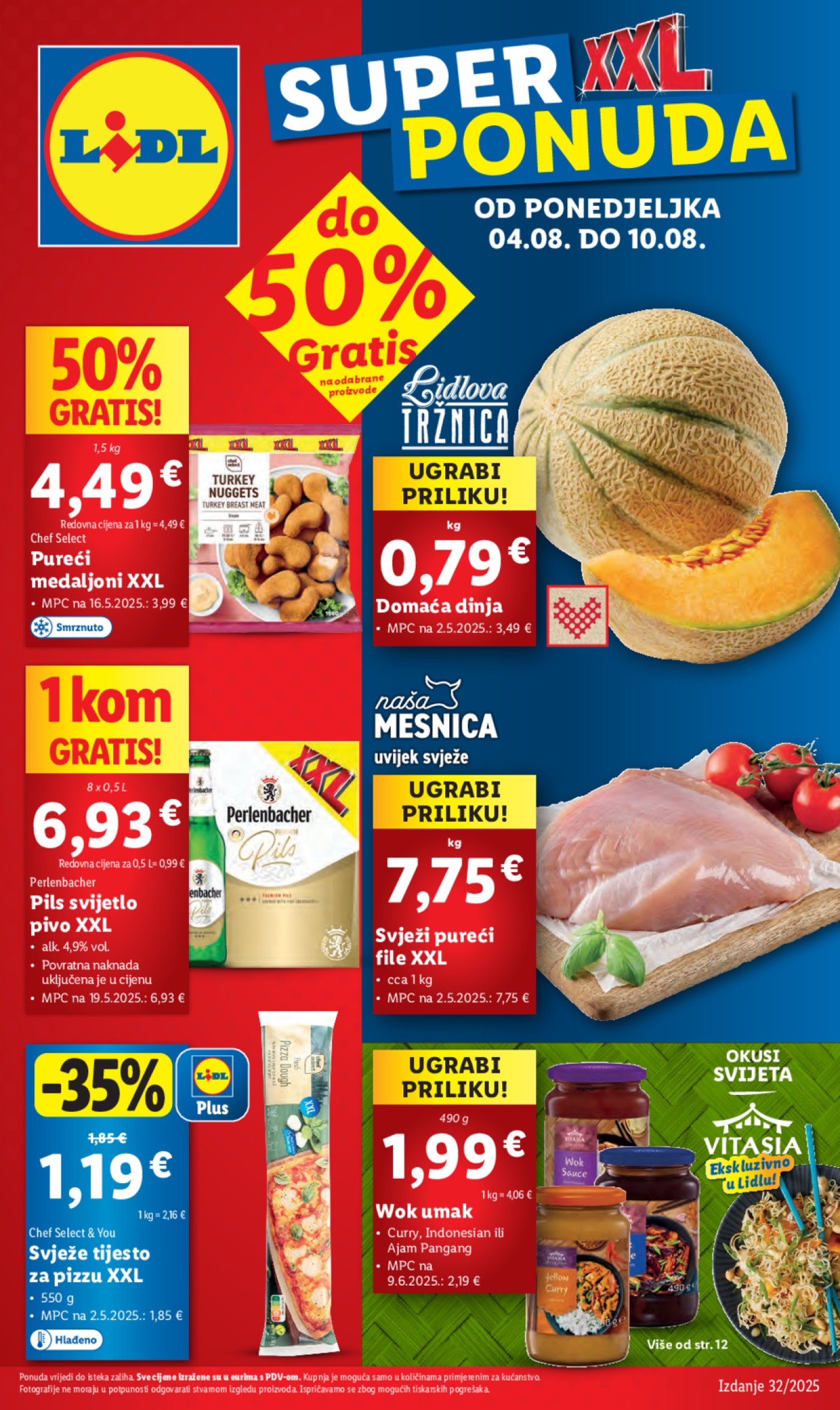 Lidl katalog Super ponuda od ponedjeljka 04.08. - 10.08.2025.
