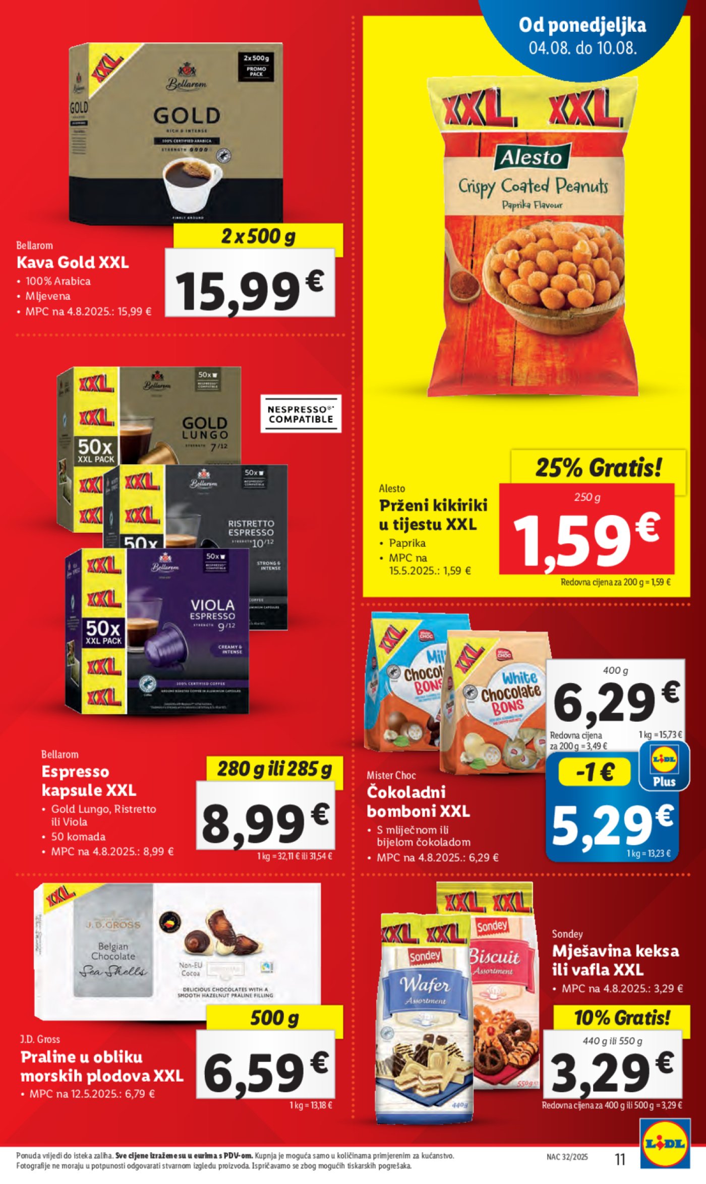 Lidl katalog Super ponuda od ponedjeljka 04.08. - 10.08.2025.