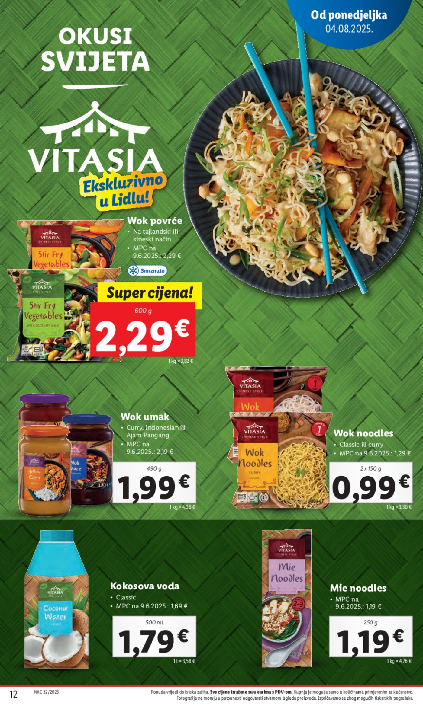 Lidl katalog Super ponuda od ponedjeljka 04.08. - 10.08.2025.