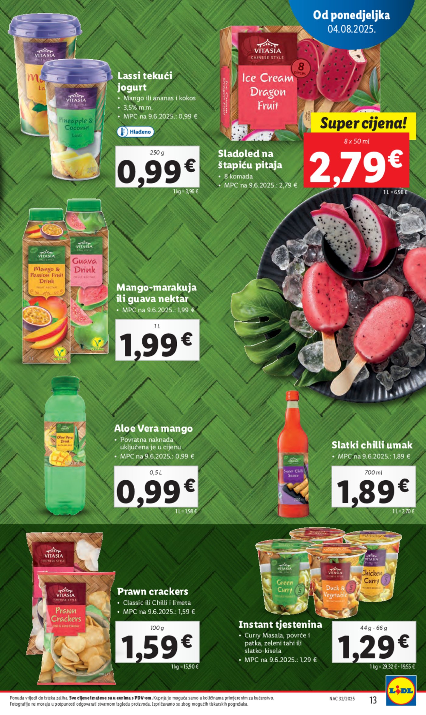 Lidl katalog Super ponuda od ponedjeljka 04.08. - 10.08.2025.