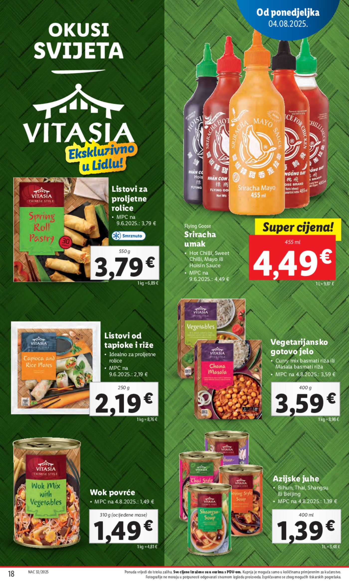 Lidl katalog Super ponuda od ponedjeljka 04.08. - 10.08.2025.