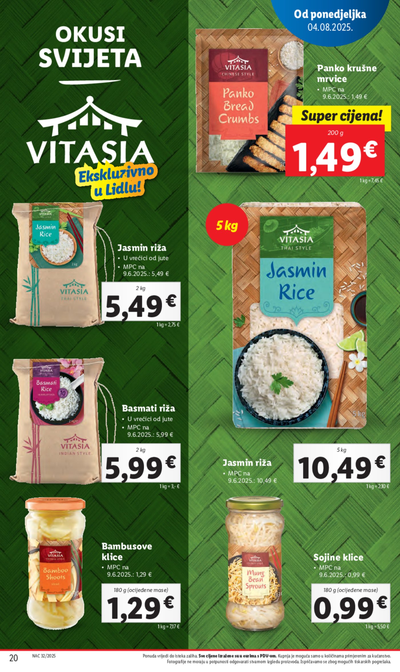 Lidl katalog Super ponuda od ponedjeljka 04.08. - 10.08.2025.