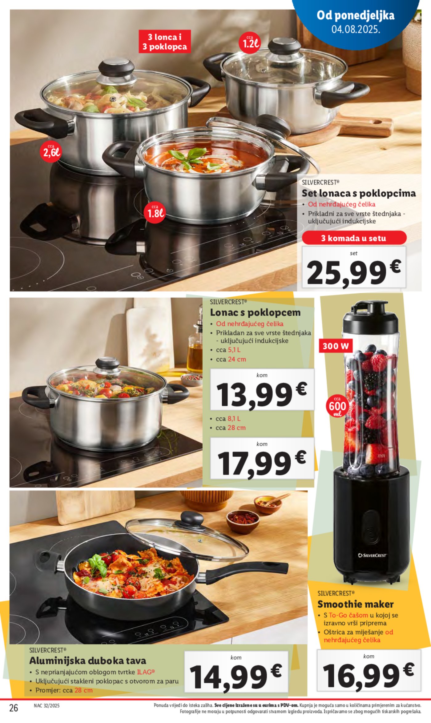Lidl katalog Super ponuda od ponedjeljka 04.08. - 10.08.2025.