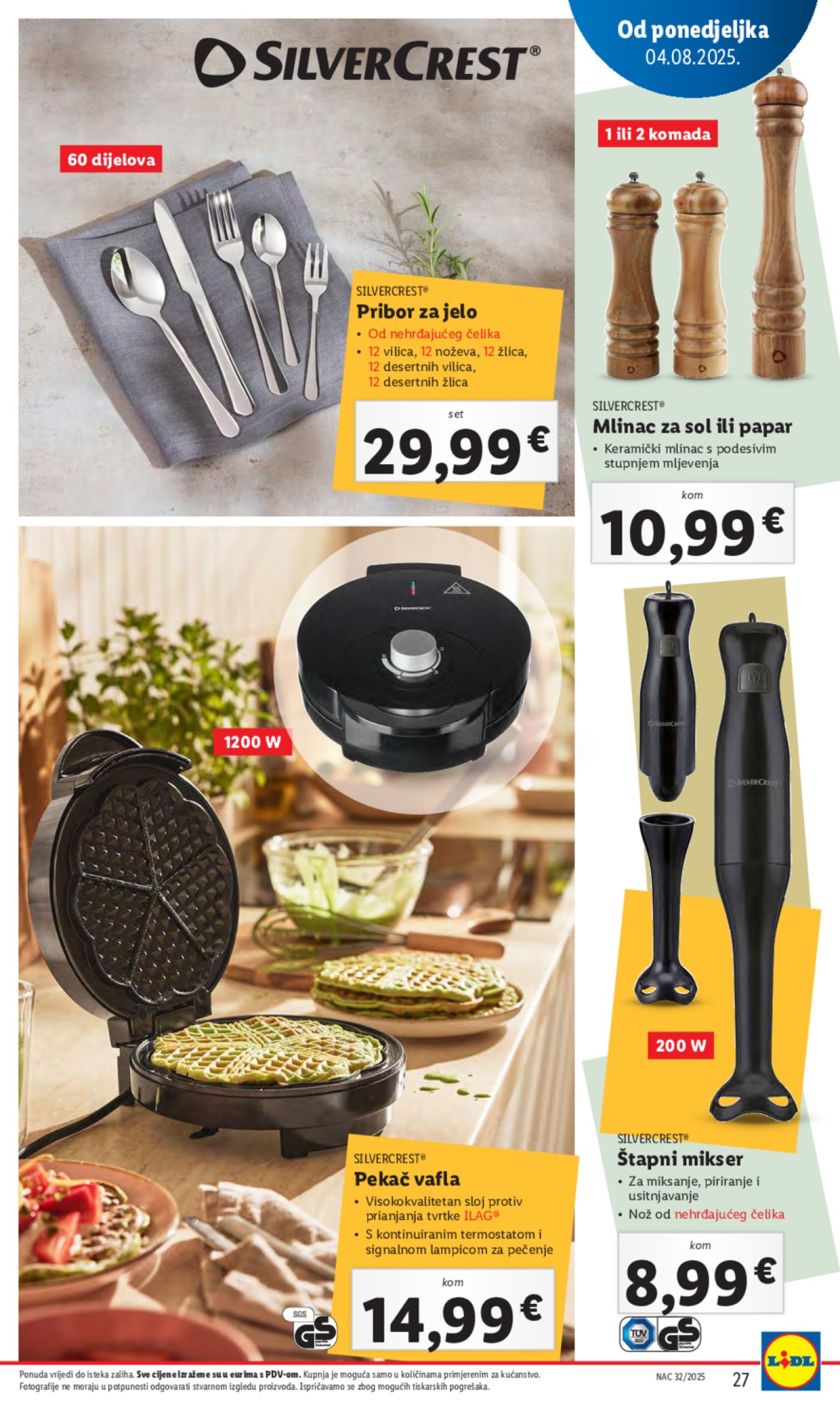 Lidl katalog Super ponuda od ponedjeljka 04.08. - 10.08.2025.