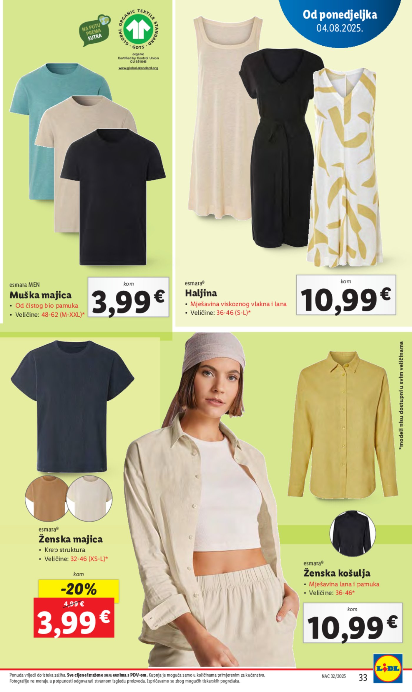 Lidl katalog Super ponuda od ponedjeljka 04.08. - 10.08.2025.