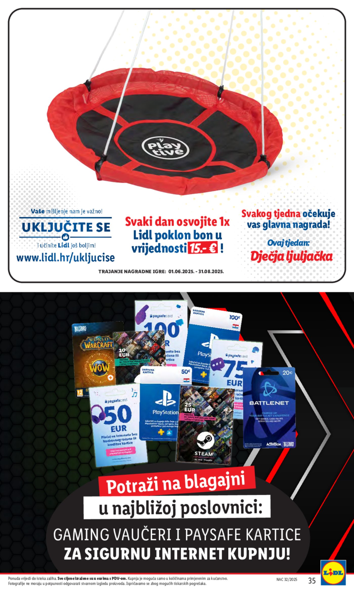 Lidl katalog Super ponuda od ponedjeljka 04.08. - 10.08.2025.