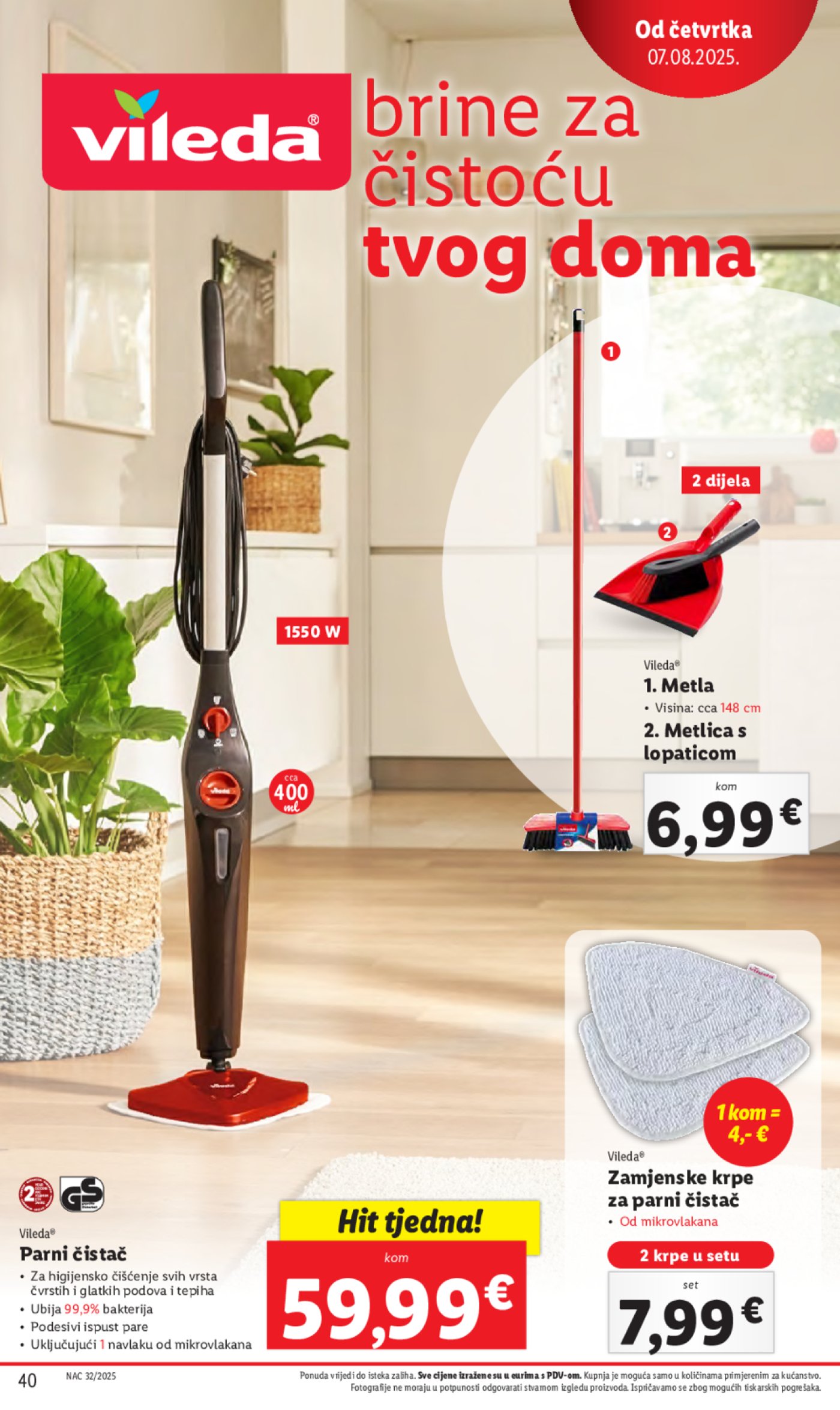 Lidl katalog Super ponuda od ponedjeljka 04.08. - 10.08.2025.