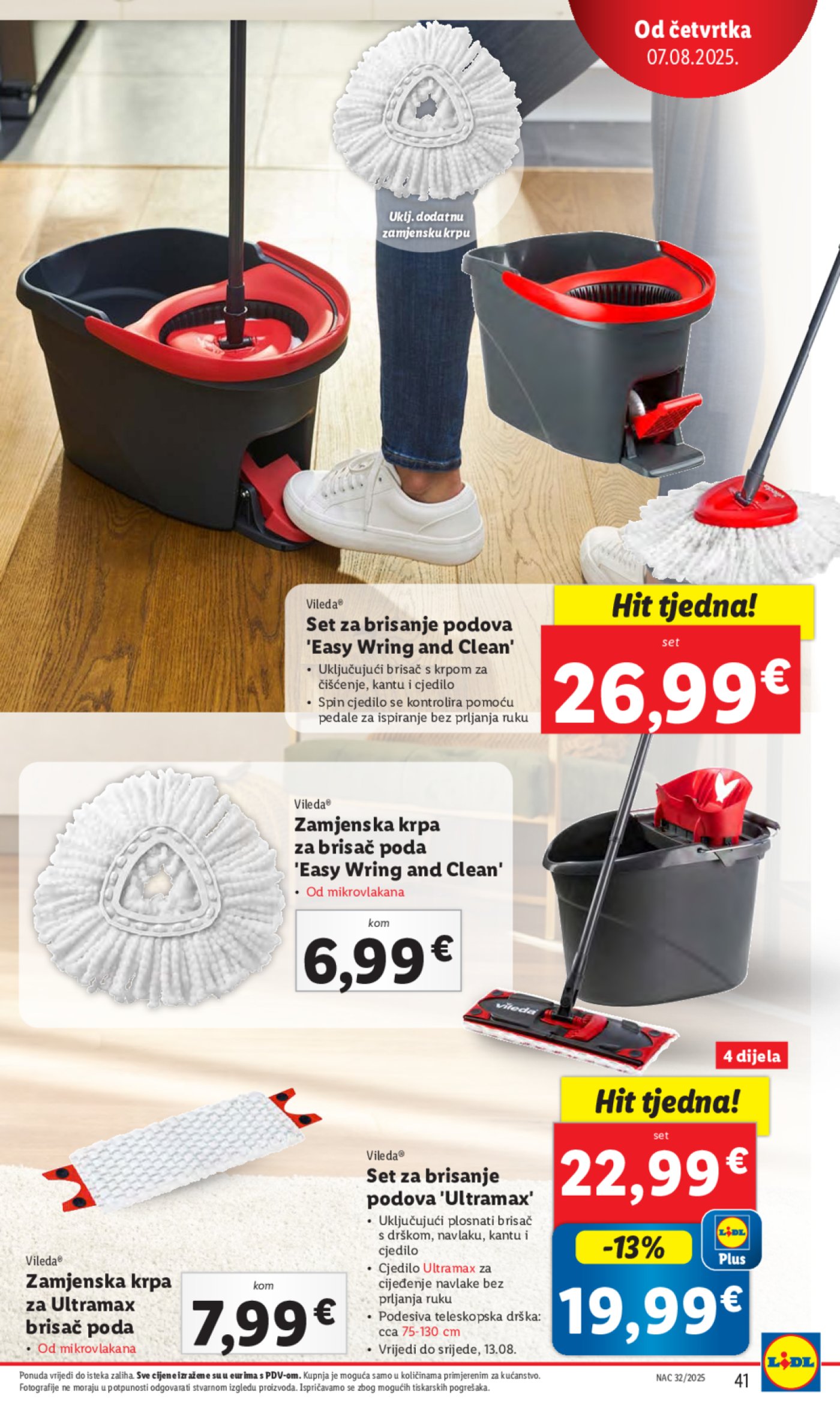 Lidl katalog Super ponuda od ponedjeljka 04.08. - 10.08.2025.