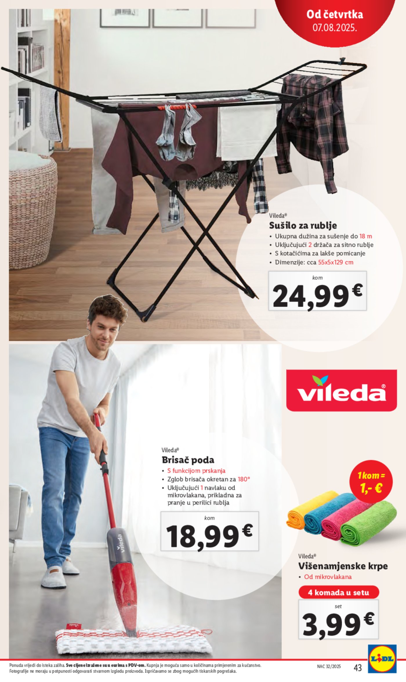 Lidl katalog Super ponuda od ponedjeljka 04.08. - 10.08.2025.