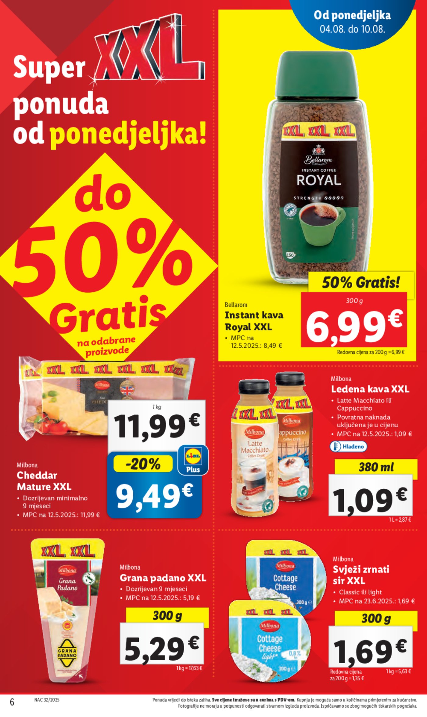 Lidl katalog Super ponuda od ponedjeljka 04.08. - 10.08.2025.