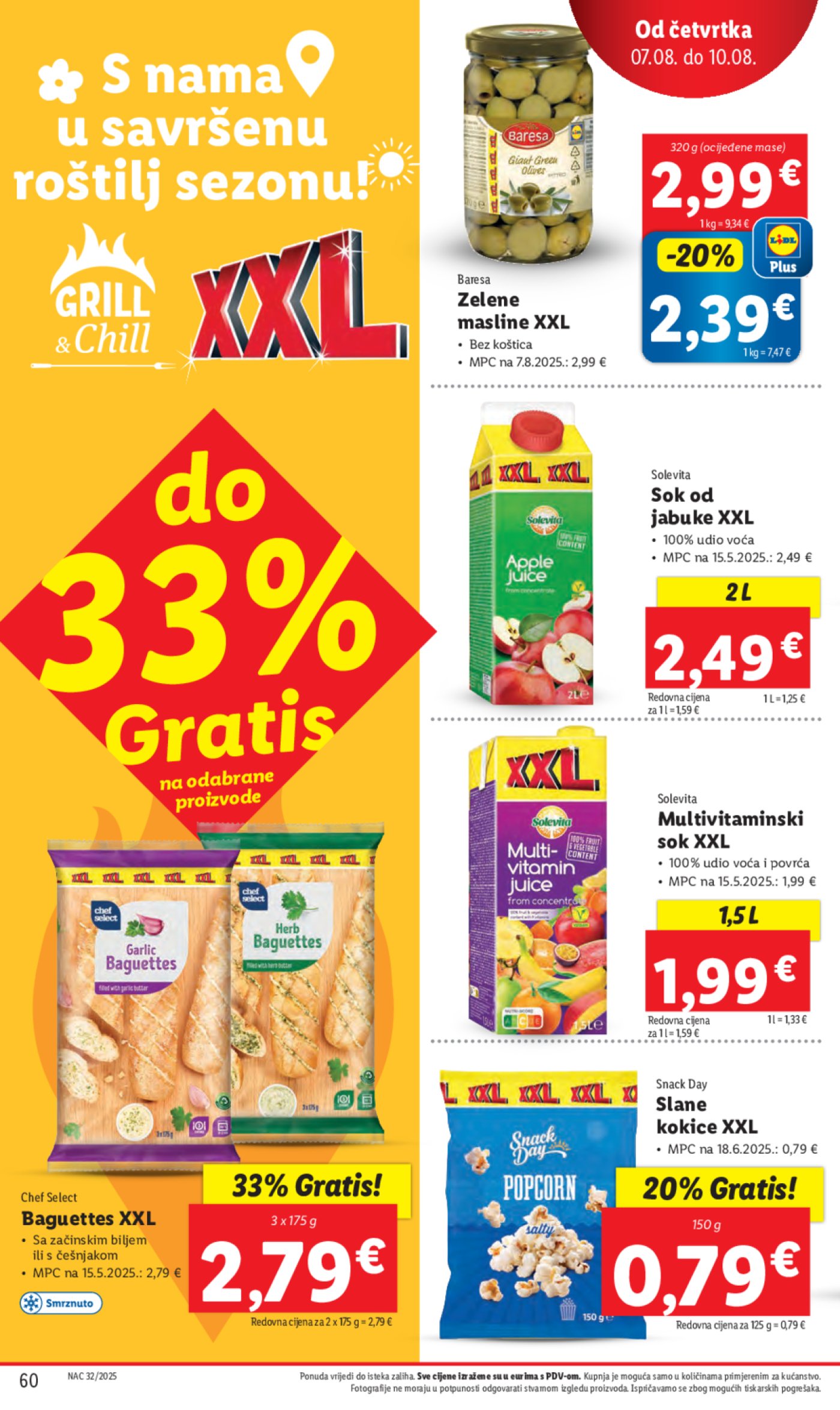 Lidl katalog Super ponuda od ponedjeljka 04.08. - 10.08.2025.